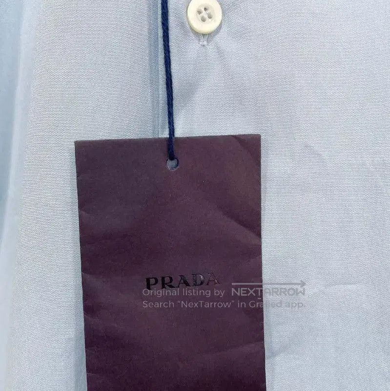 Prada Prada Men's Long Sleeve Shirt in Light Blue. Size US M / EU 48-50 / 2 - 5 Thumbnail