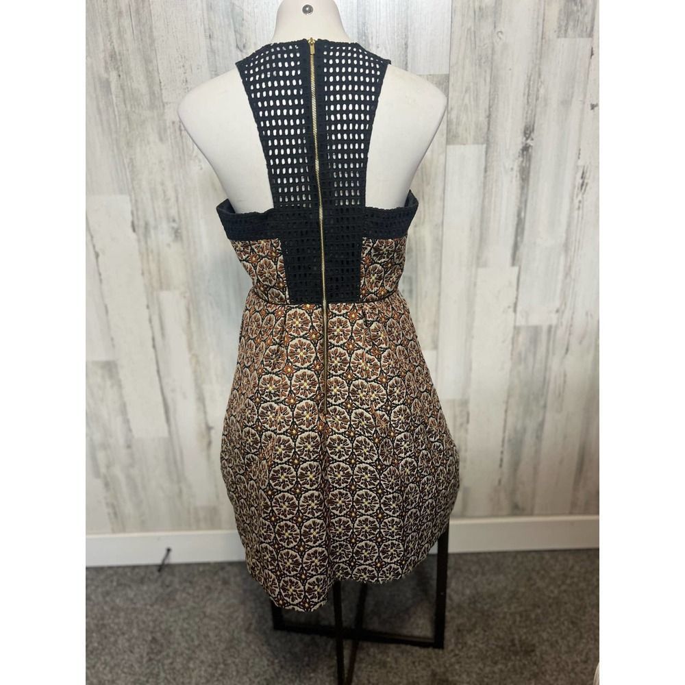 H&M H&M Women’s Geometric Print Dress Size 12 – Crochet Racerbac Size L / US 10 / IT 46 - 4 Thumbnail