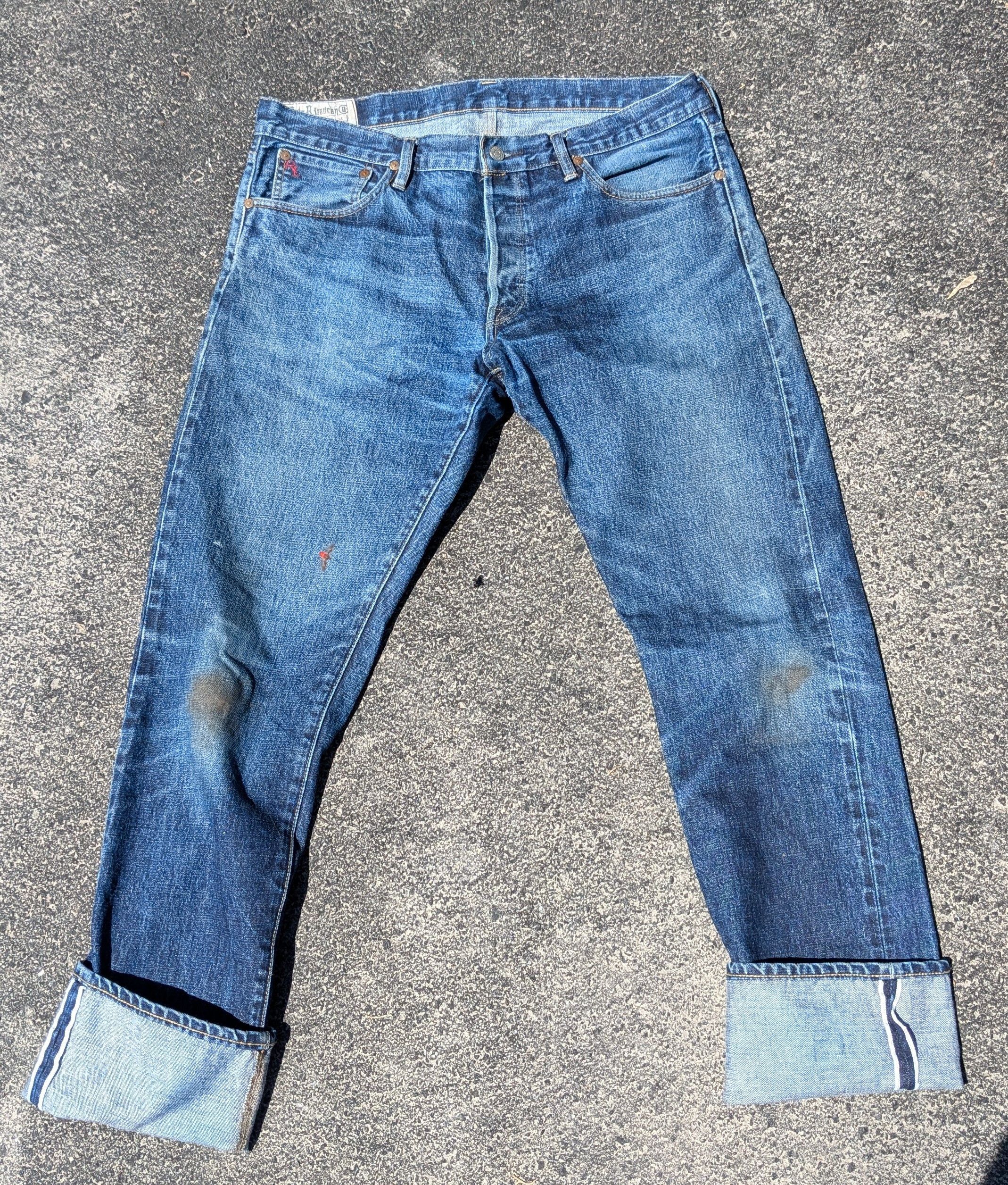 Polo Ralph Lauren Polo Ralph Lauren mud washed selvedge jeans Size US 36 / EU 52 - 2 Thumbnail
