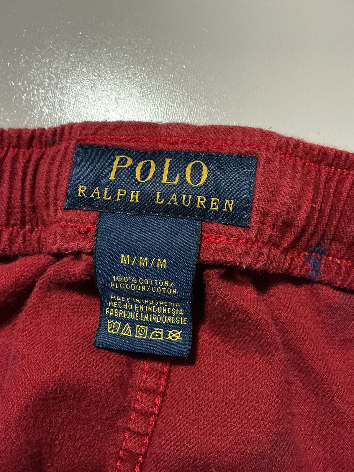 Polo Ralph Lauren Polo Ralph Lauren Dry Goods Pony Player Logo Pajama Pants Size US 34 / EU 50 - 4 Thumbnail