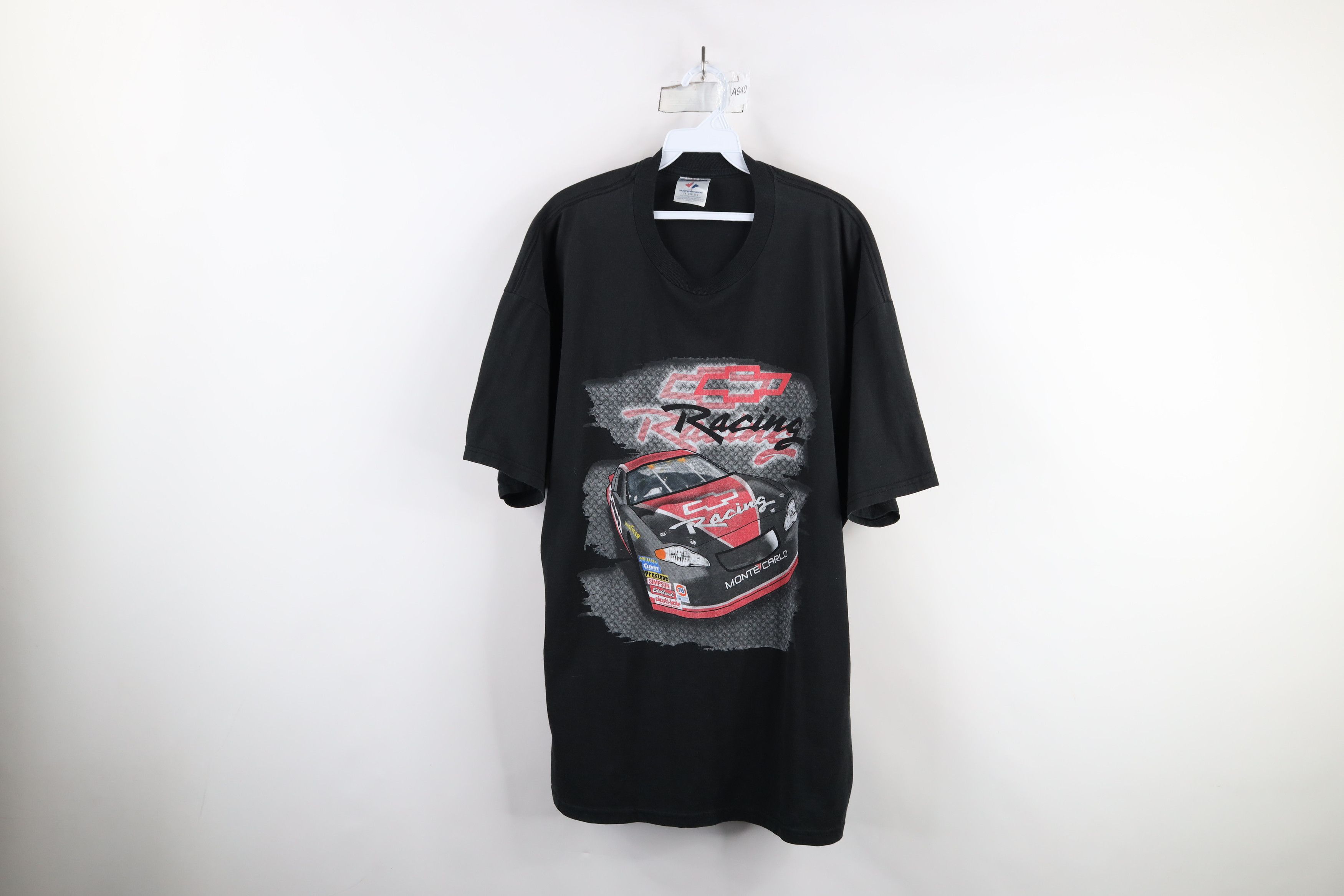 Vintage Vintage 90s NASCAR Chevrolet Racing Short Sleeve T-Shirt Size US XXL / EU 58 / 5 - 1 Thumbnail