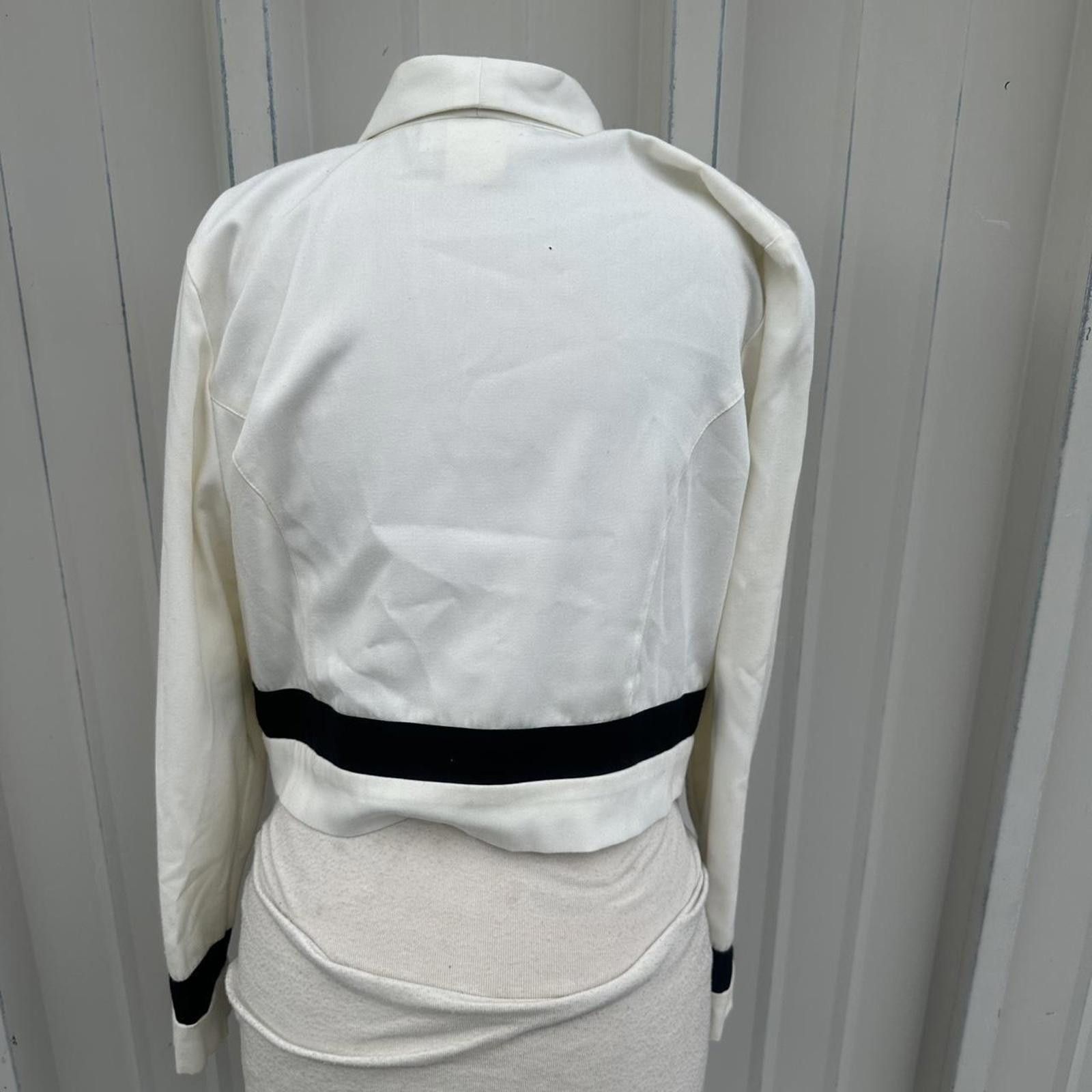 Other White and black vintage 1960s zip-up jacket #retrofashion Size S / US 4 / IT 40 - 2 Thumbnail