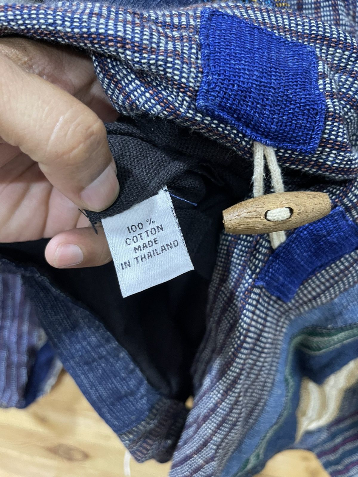 Folk Offernow🔥Vintage folk art patchwork reversible boro jacket Size US XXL / EU 58 / 5 - 9 Thumbnail