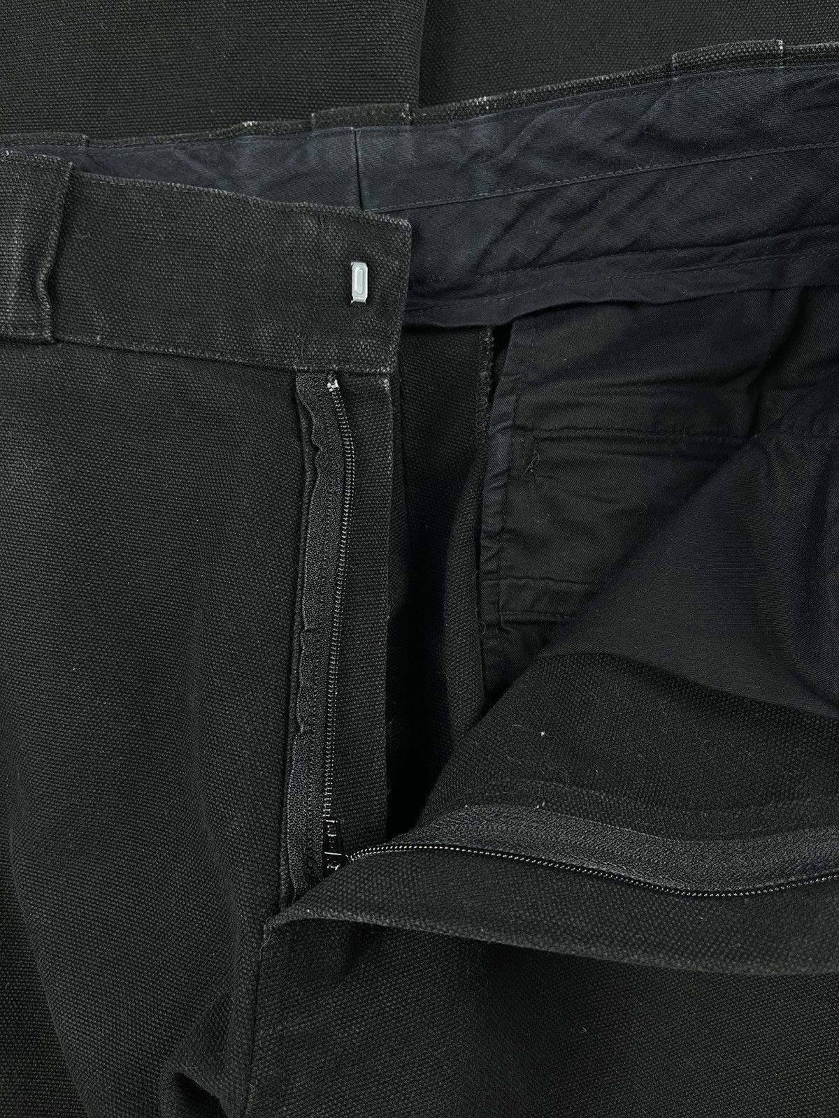 Raf Simons SS21 Raf Simons Heavy Canvas Flared Crop Pants Size US 28 / EU 44 - 6 Thumbnail