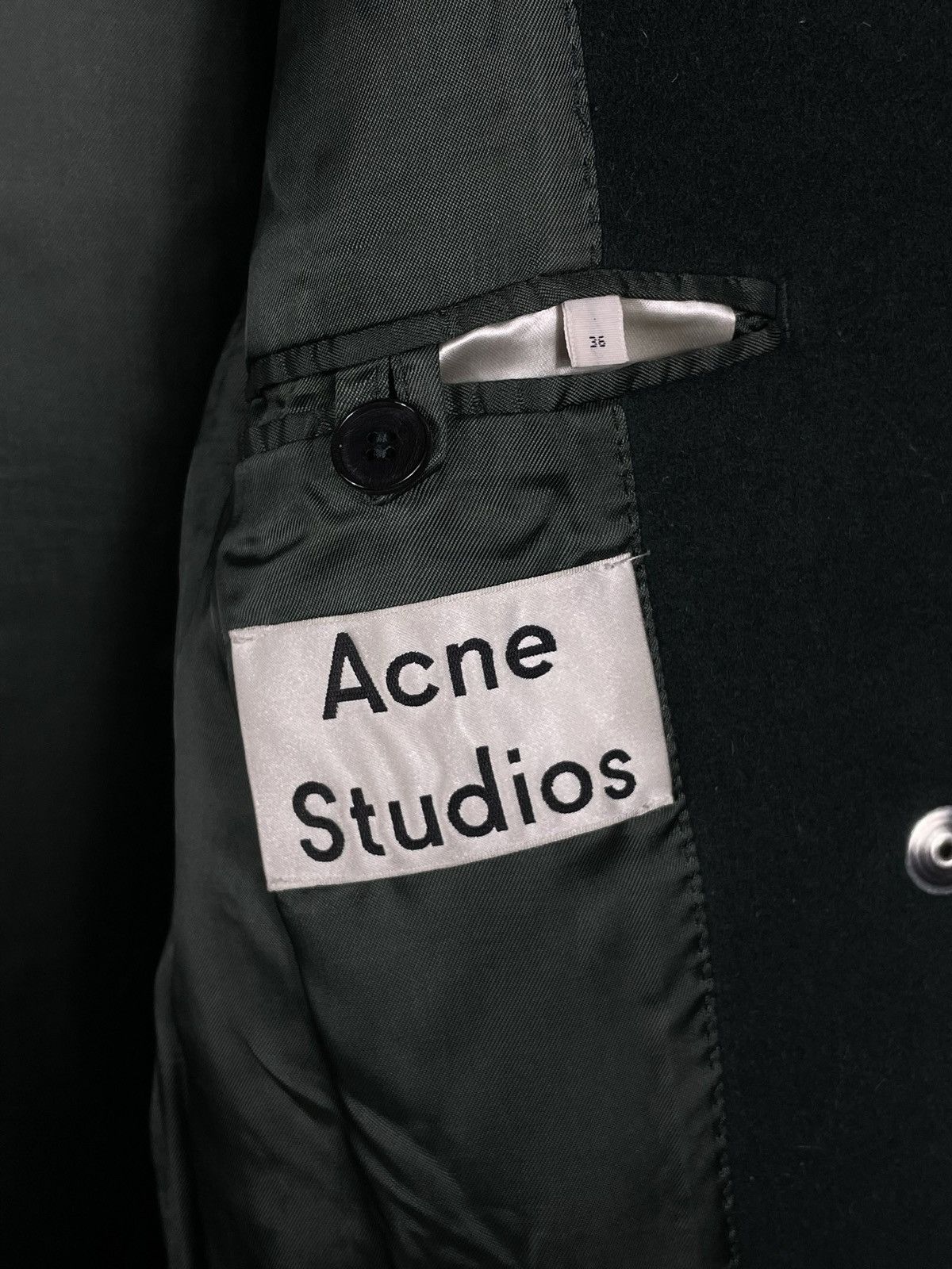 Acne Studios × Designer Acne Studios Wool Button Ups Coat Winter Warm Designer Size S / US 4 / IT 40 - 7 Thumbnail