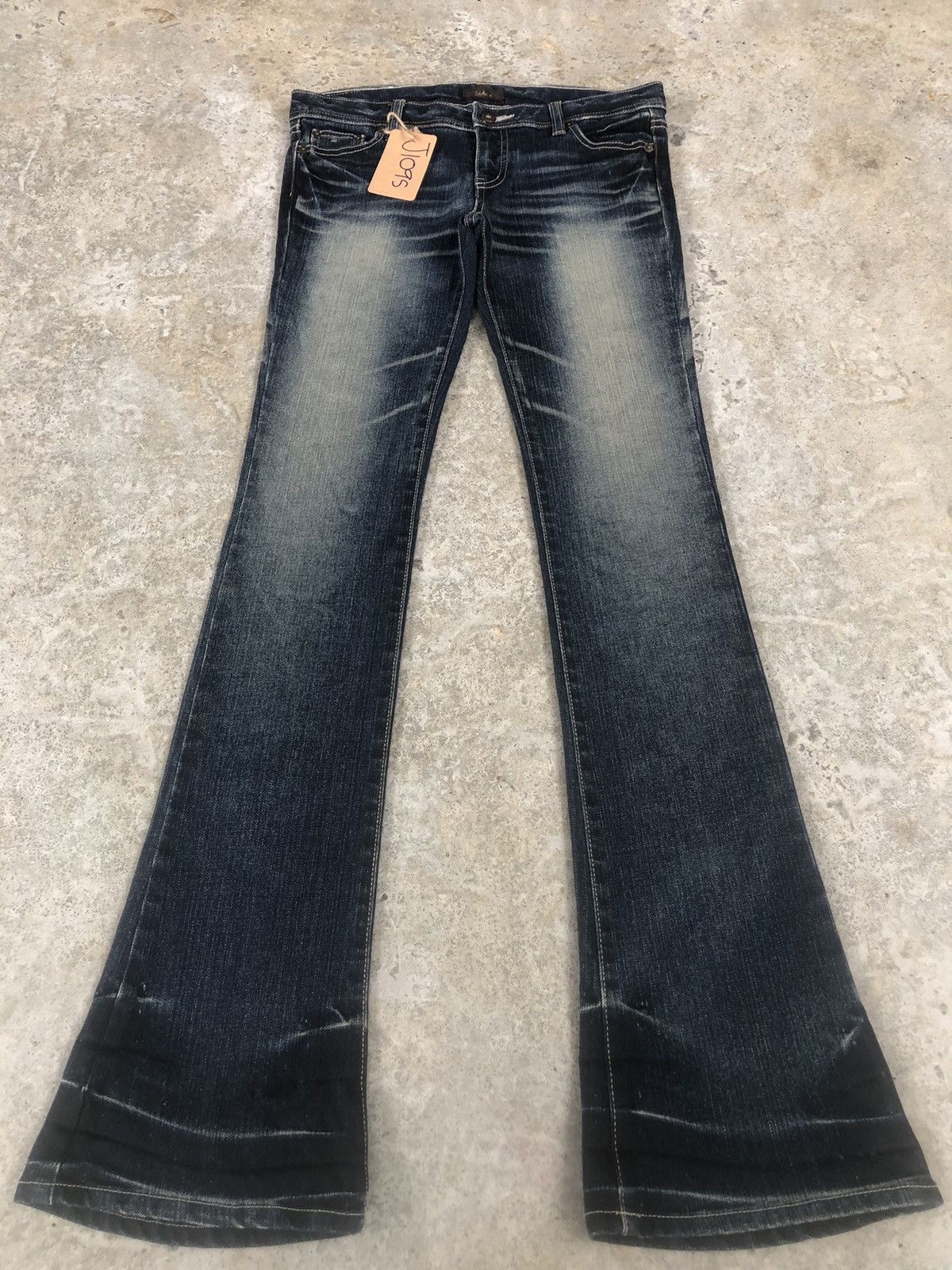 If Six Was Nine Japanese Durer Flared Jeans Distressed Jeans Size US 31 - 1 Thumbnail