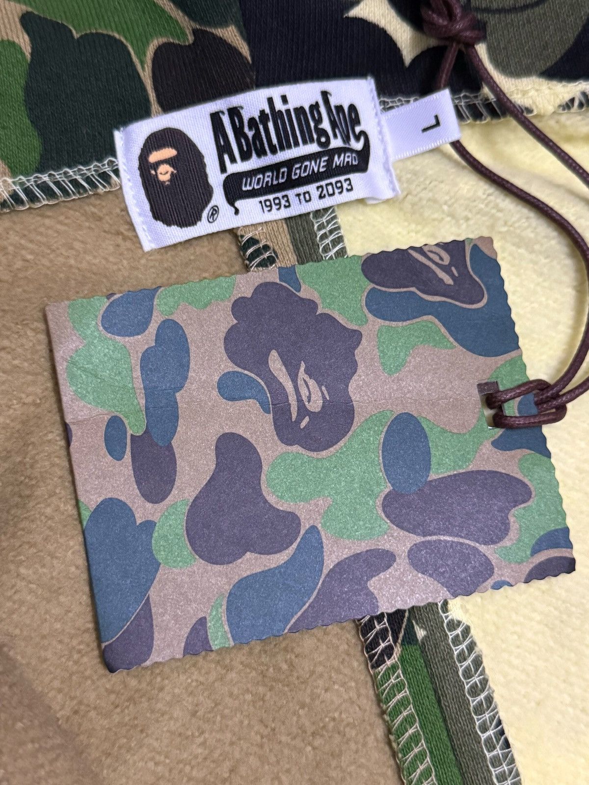 Bape BAPE x UNKLE SS21 WIDE Full Zip Hoodie in green Size US L / EU 52-54 / 3 - 6 Thumbnail