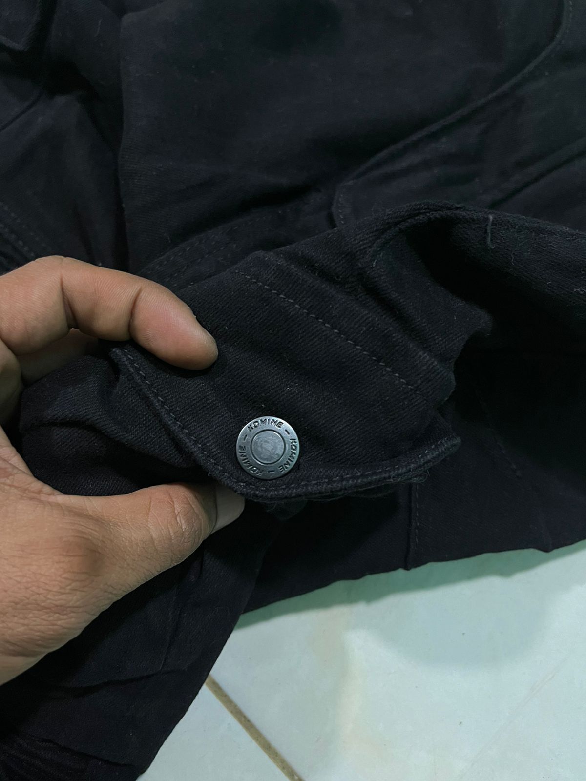 Japanese Brand Komine Bikers Cargo Denim Size US 39 - 5 Thumbnail
