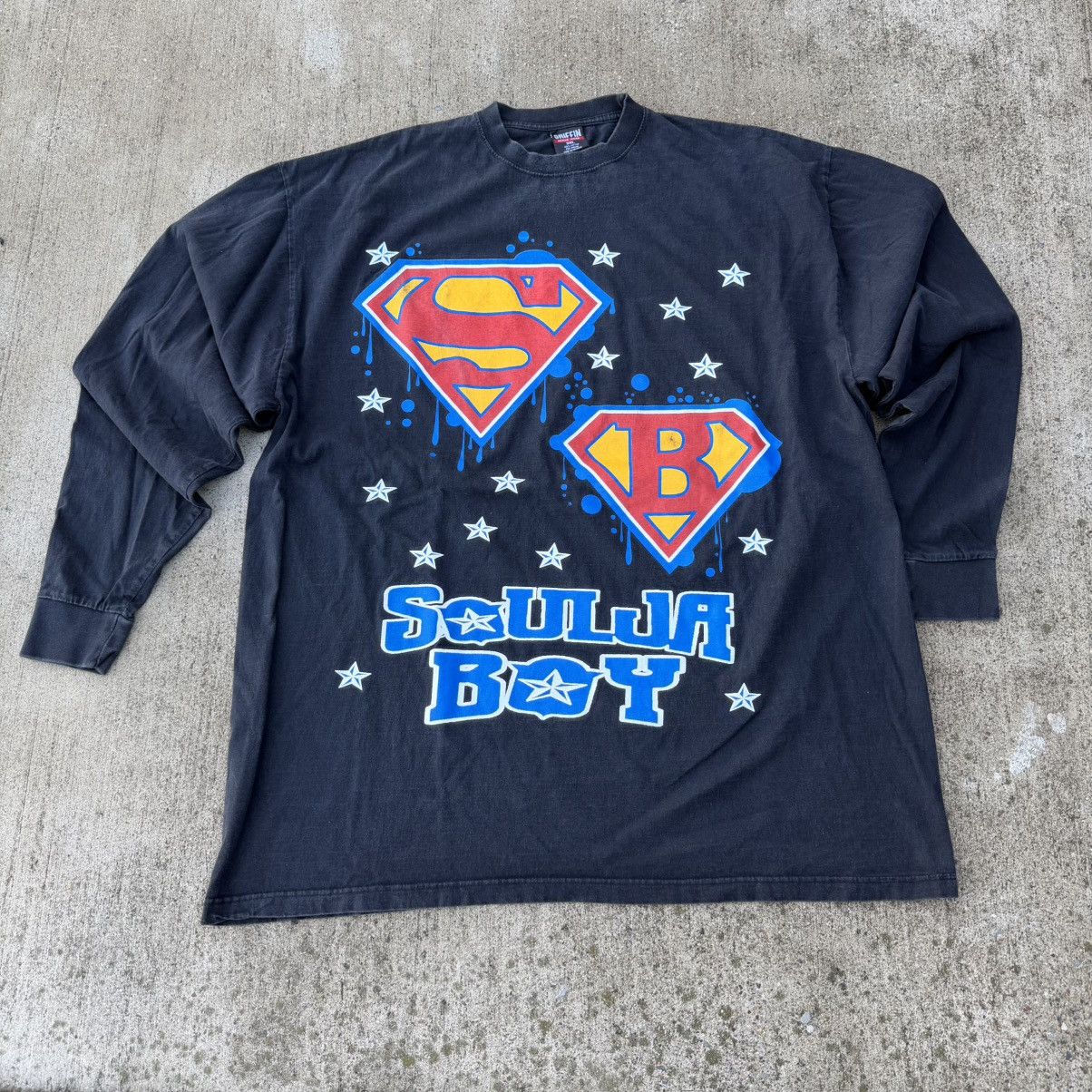 Rap Tees Vintage Soulja Boy Superman Album Promo Rap T-Shirt Size 3XL Size US XXL / EU 58 / 5 - 2 Thumbnail