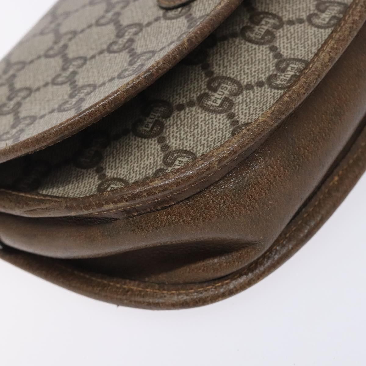 Gucci GUCCI GG Plus Supreme Shoulder Bag Pvc Beige Gold Size ONE SIZE - 11 Thumbnail