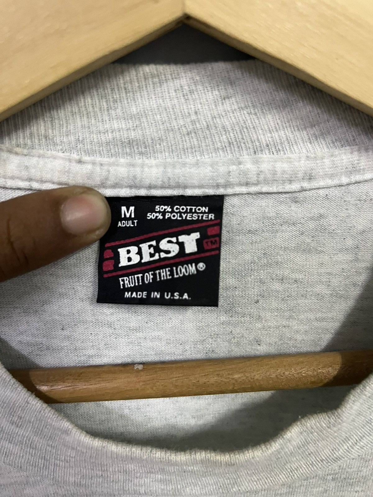 Fruit Of The Loom Vintage 90s camp tee Size US M / EU 48-50 / 2 - 6 Thumbnail