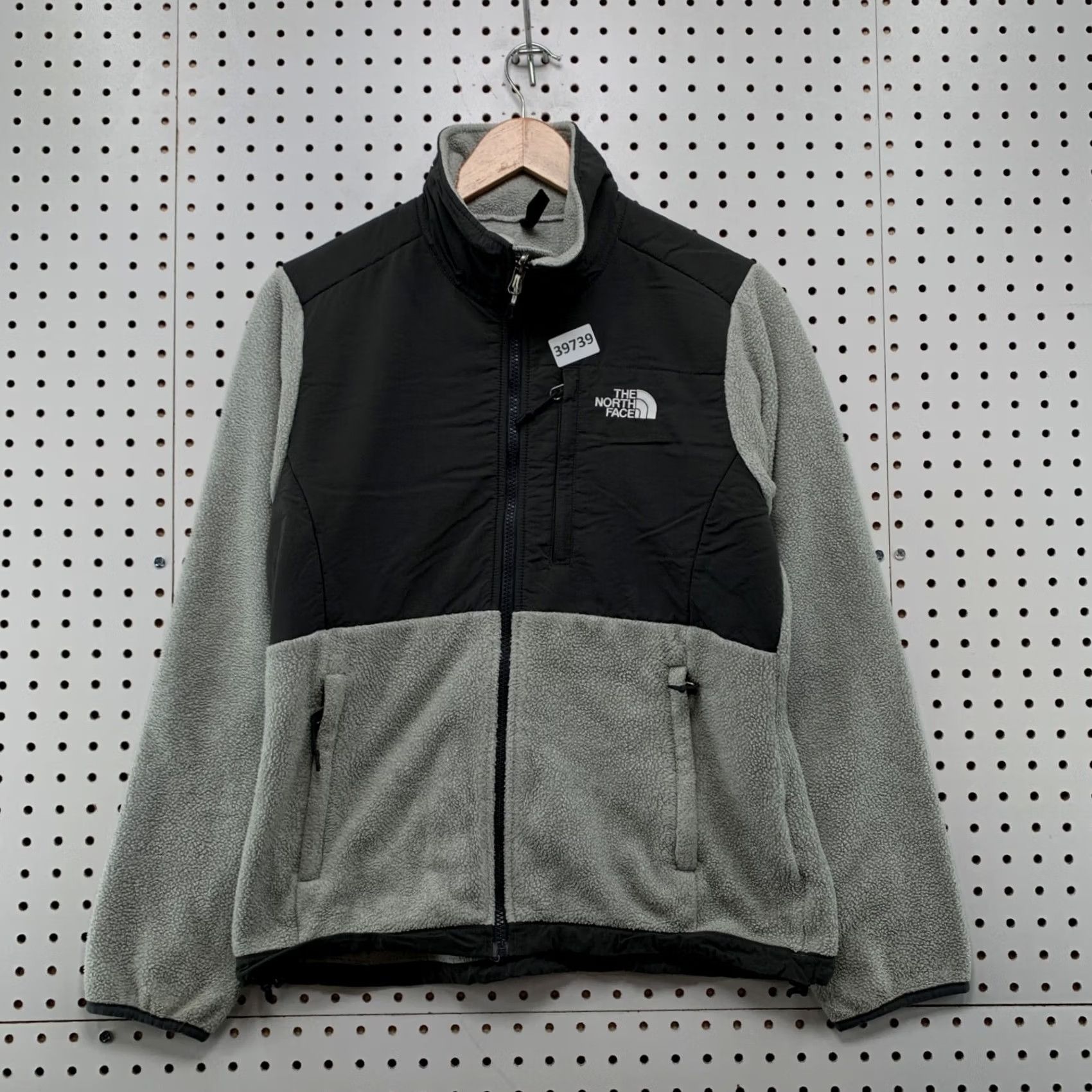 The North Face The North Face Denali Fleece Zip Jacket Womens Small Gray Black 19x25 Size S / US 4 / IT 40 - 2 Thumbnail