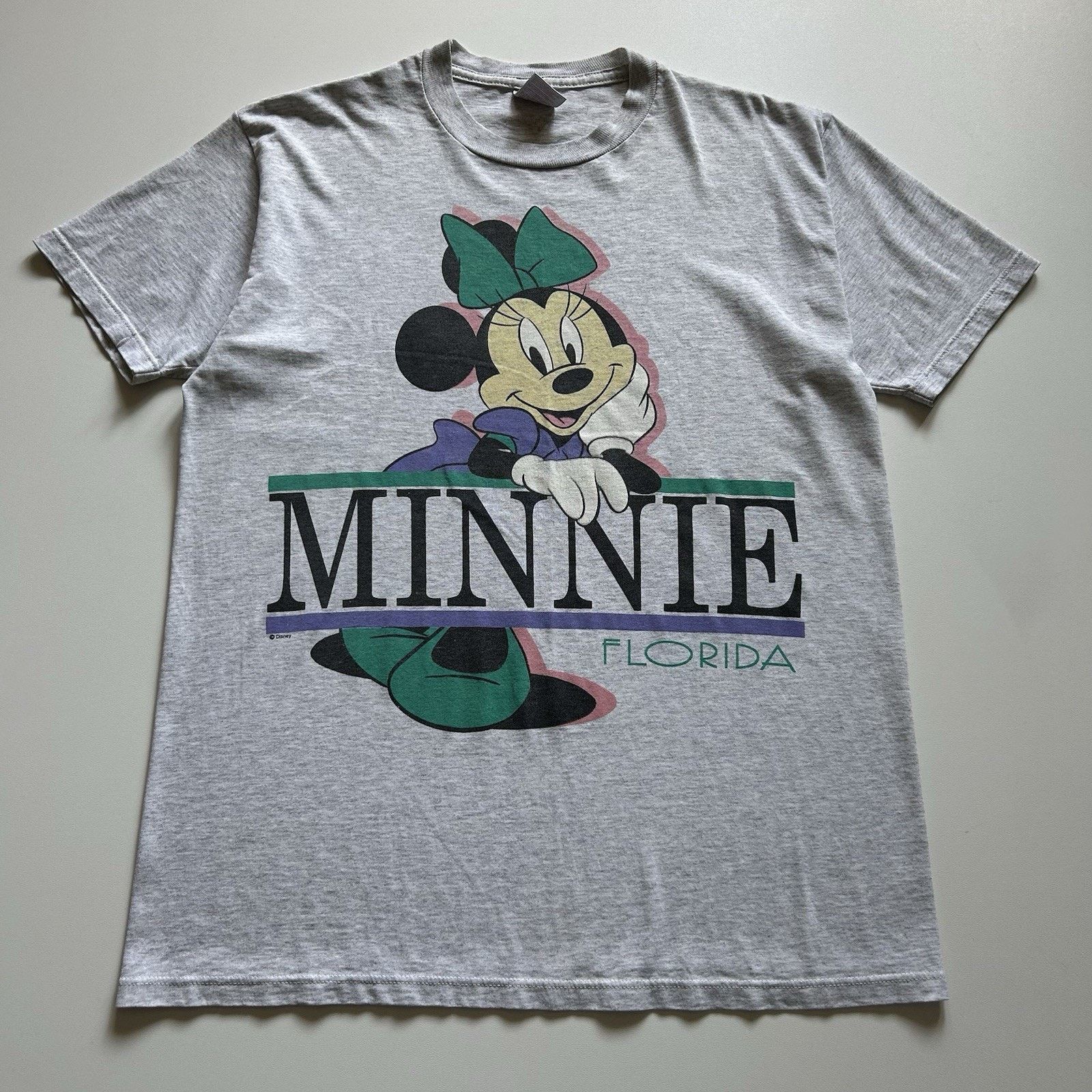 Disney Vintage Minnie Mouse T Shirt Large 90s Disney Made In USA Size US L / EU 52-54 / 3 - 1 Thumbnail