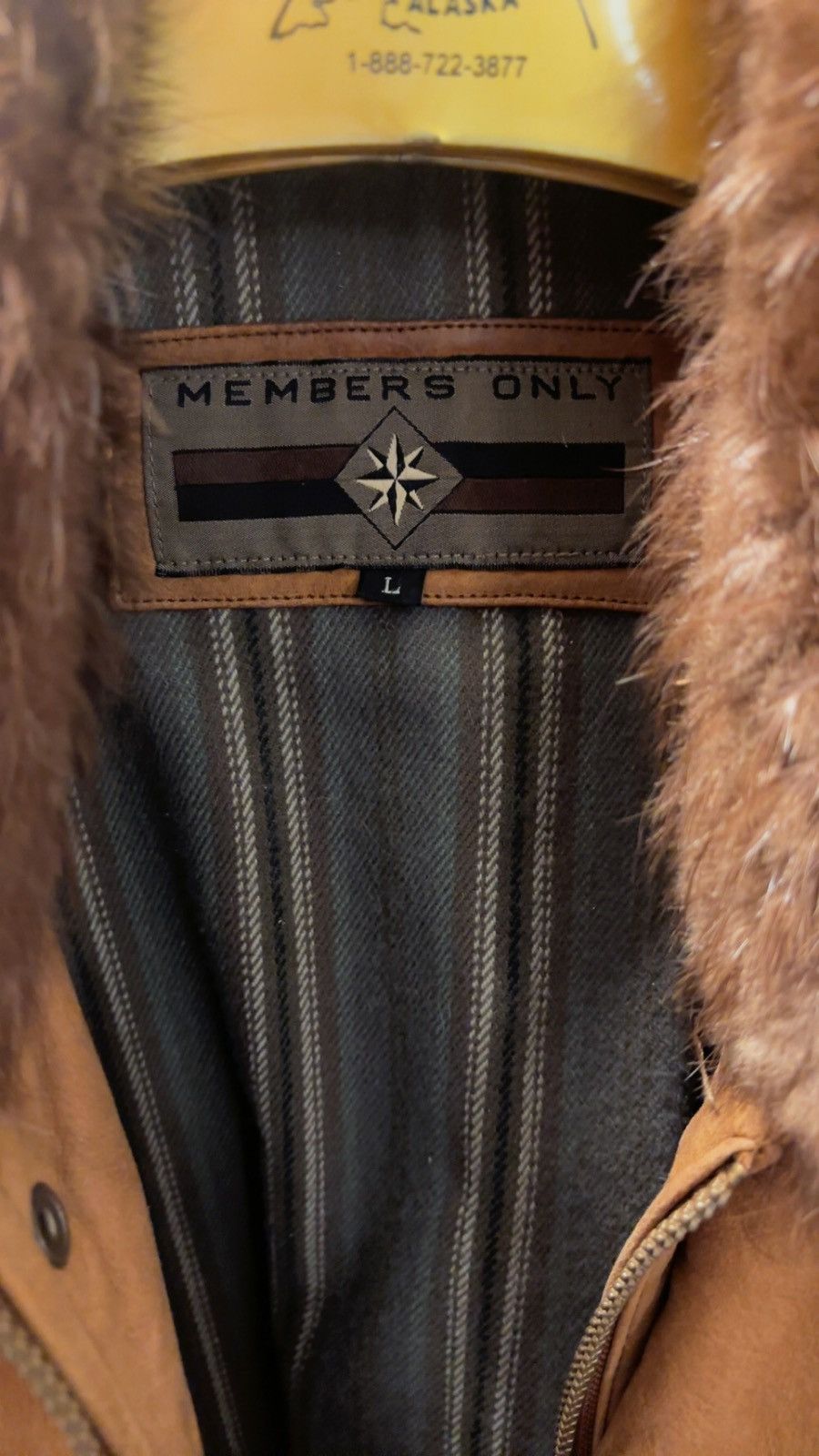 Members Only ONE/OF Suede Member’s Only Jacket x Beaver Collar Size US L / EU 52-54 / 3 - 2 Thumbnail
