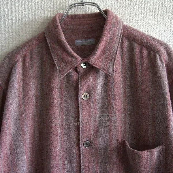 Comme des Garcons Comme Des Garcons Striped wool long-sleeved shirt Size US S / EU 44-46 / 1 - 3 Thumbnail