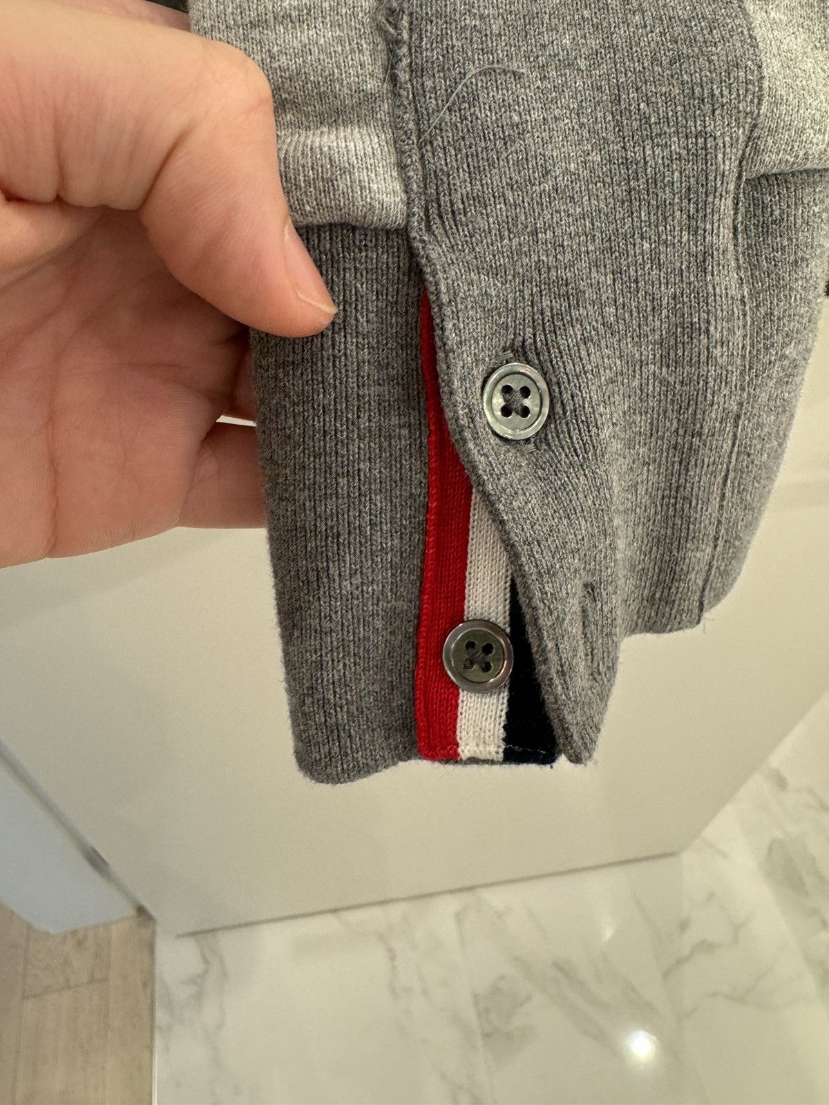 Thom Browne Thom Browne Mixed Grey 4-Bar Hoodie Size US M / EU 48-50 / 2 - 5 Thumbnail