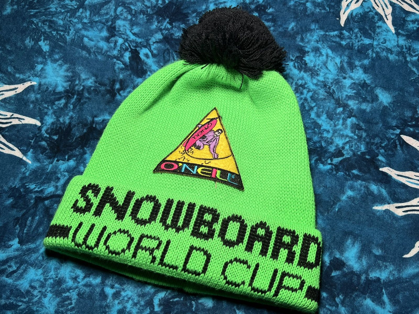 O'Neill 🔥Vintage Y2K 80s Oneill Snowboard Hat Winter Streetwear Size ONE SIZE - 5 Thumbnail
