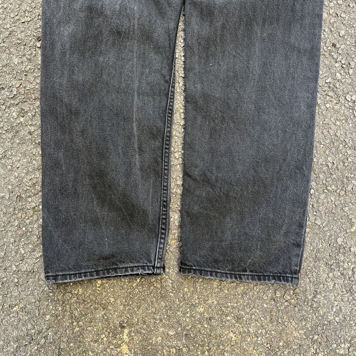 Levi's Levis Silvertab Baggy Distressed Jeans Faded Black Denim Size US 30 / EU 46 - 11 Thumbnail