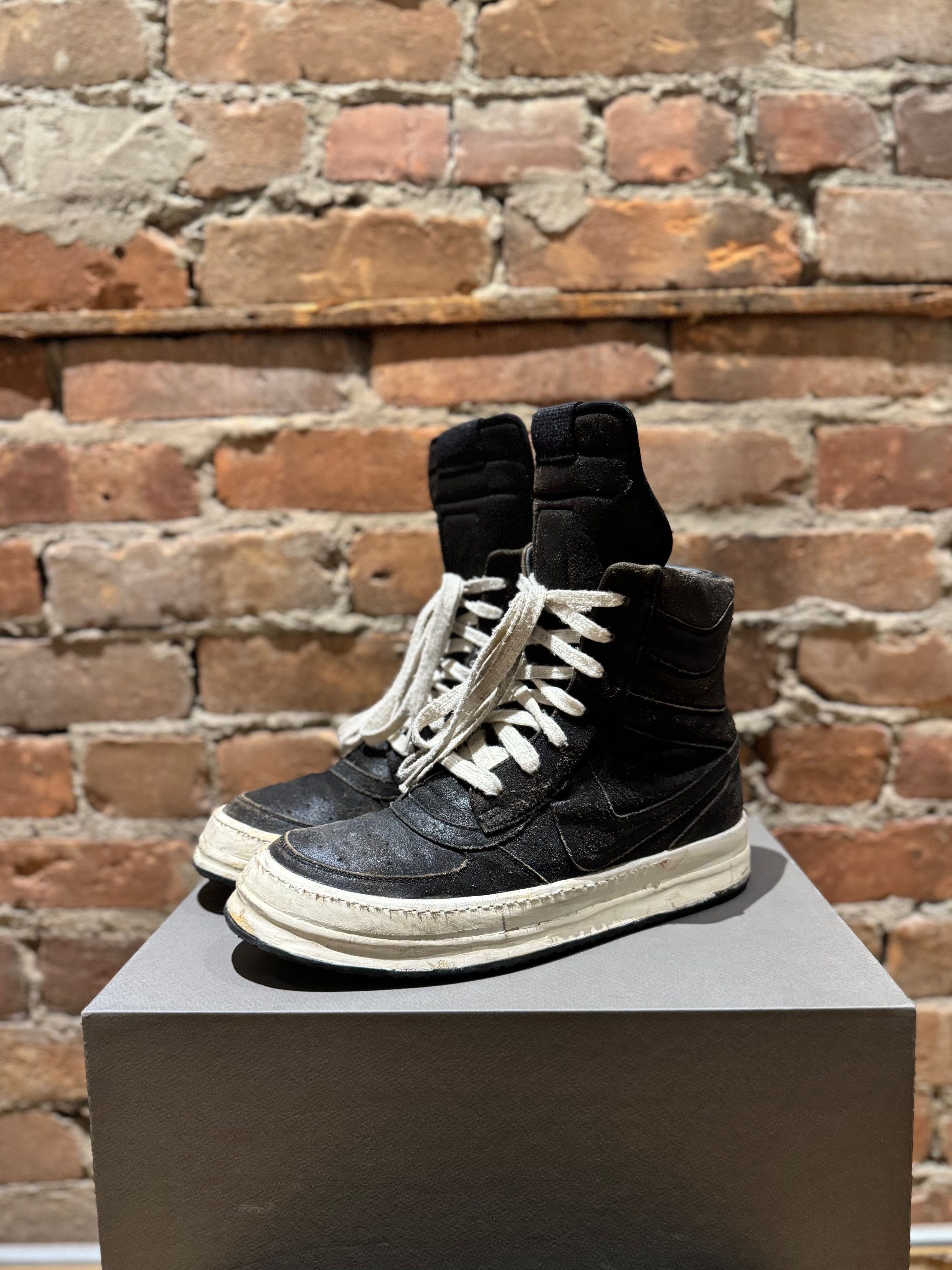 Rick Owens Rick Owens Mainline “Dunk” High — Black/White Size US 9 / EU 42 - 1 Thumbnail