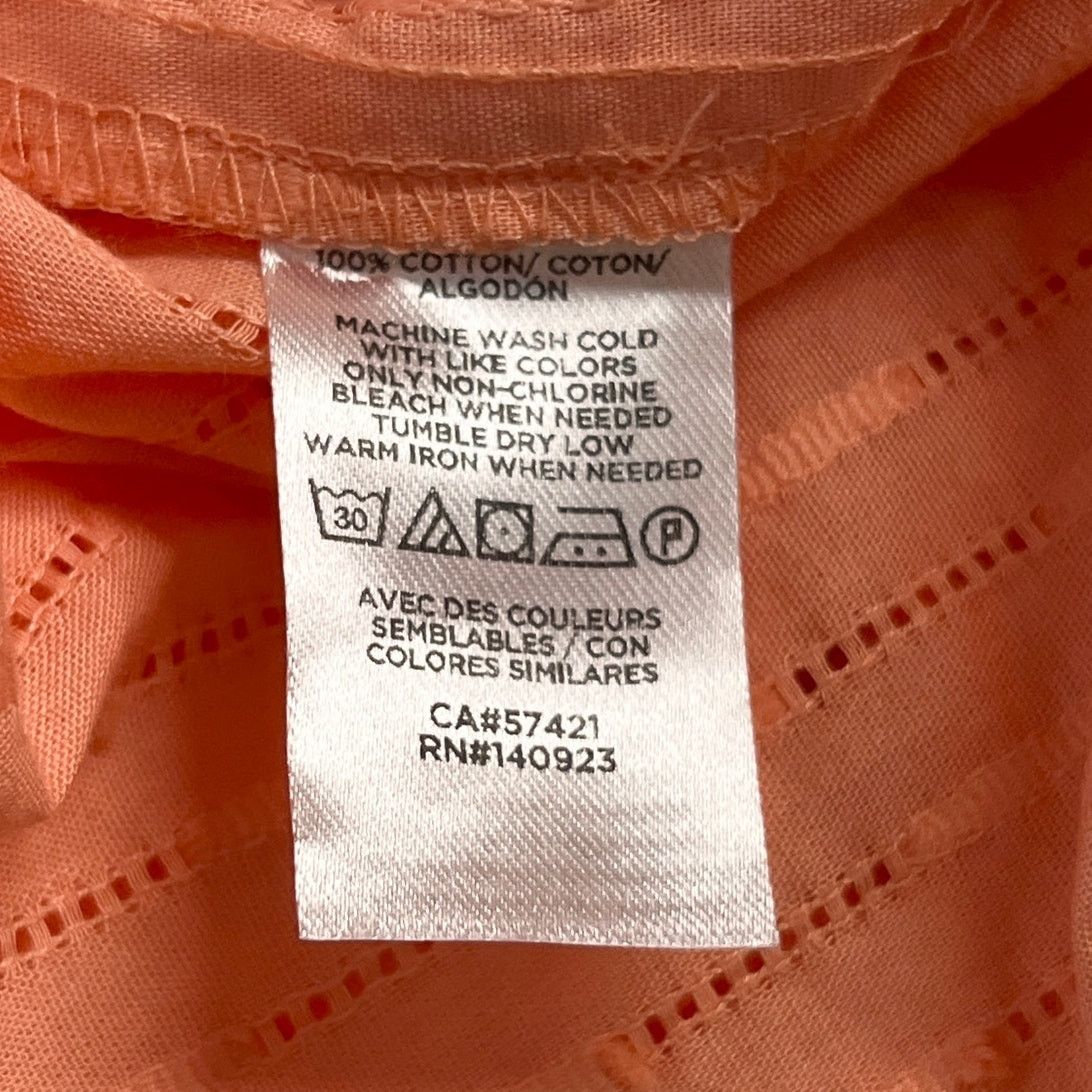 Loft LOFT Button Down Shirt Peach Textured Small New Size S / US 4 / IT 40 - 8 Thumbnail