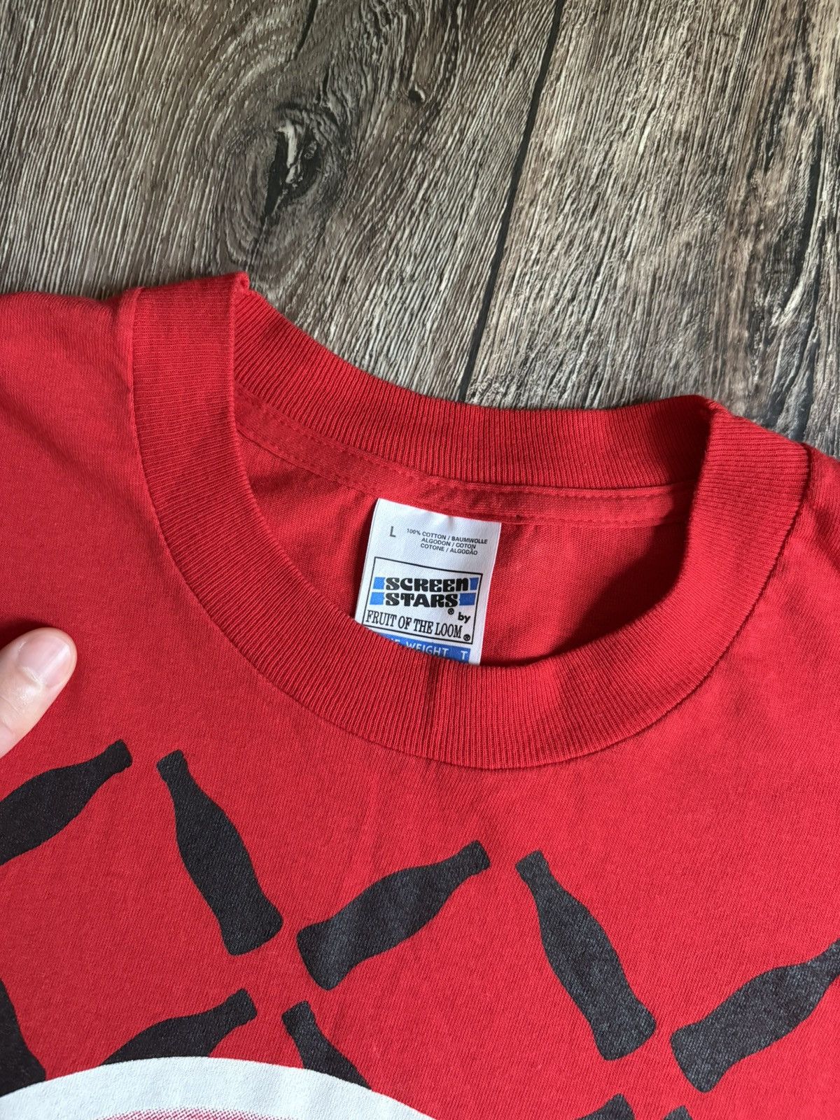Coca Cola Vintage Coca Cola Promo Euro 1996 Football Single Stitch Tee Size US L / EU 52-54 / 3 - 5 Thumbnail