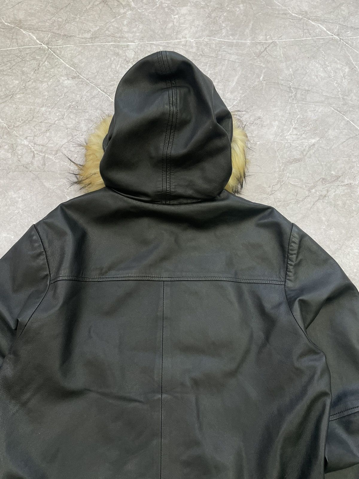 Hysteric Glamour × If Six Was Nine Avant Garde If Six Was Nine Style LEATHER Jacket fur Hood Size US M / EU 48-50 / 2 - 12 Thumbnail
