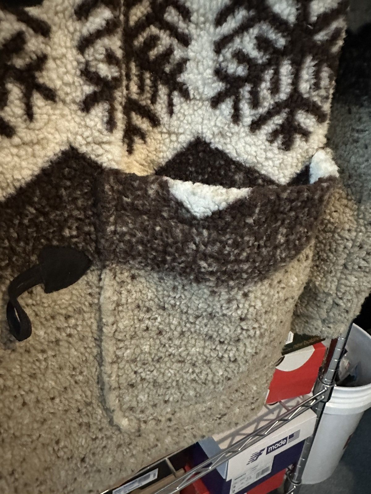 Supreme Supreme Snowflake Toggle Fleece Jacket Size L Size US L / EU 52-54 / 3 - 5 Thumbnail