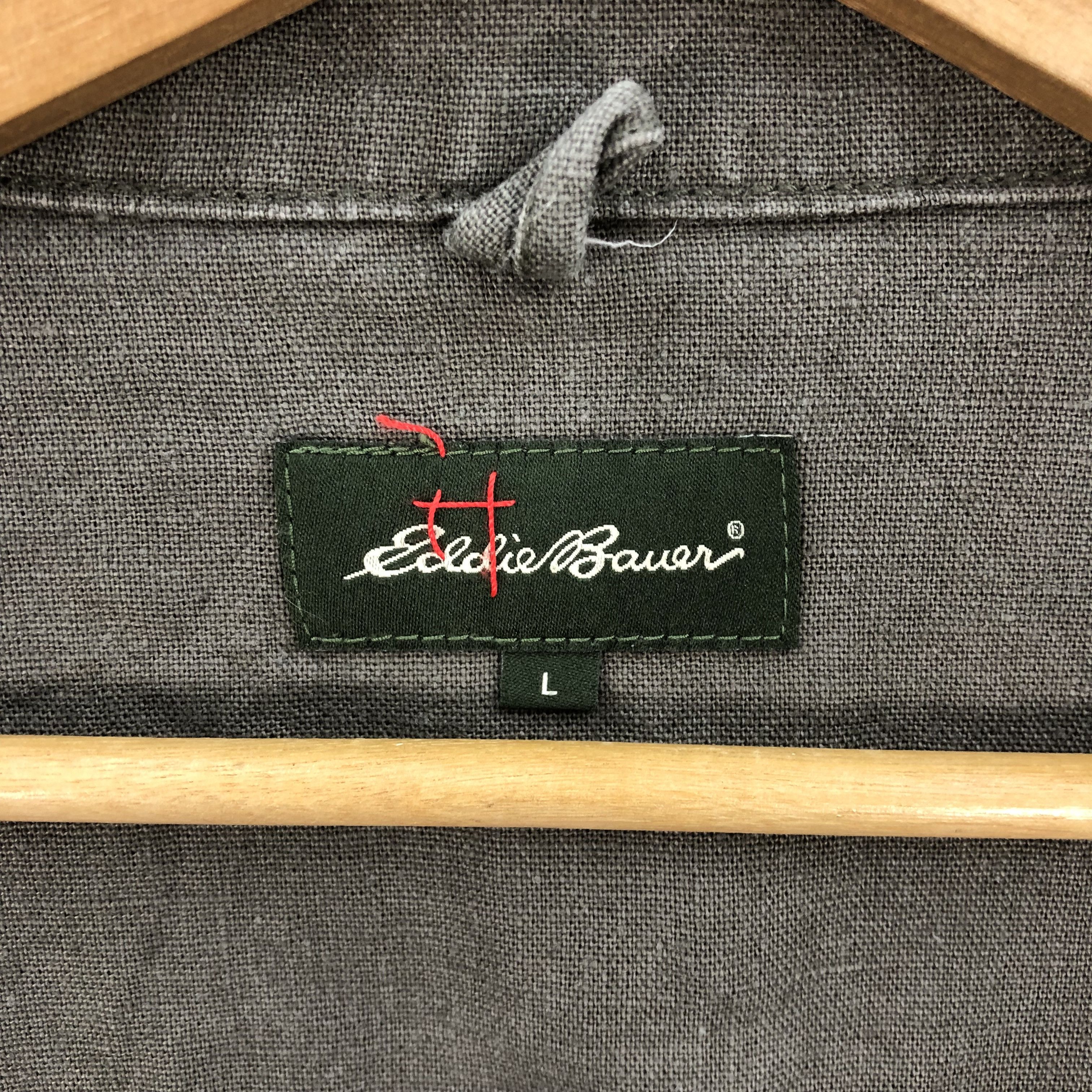 Eddie Bauer × Vintage Vintage Eddie Bauer Zipper Chore Workers Jacket Size US M / EU 48-50 / 2 - 9 Thumbnail