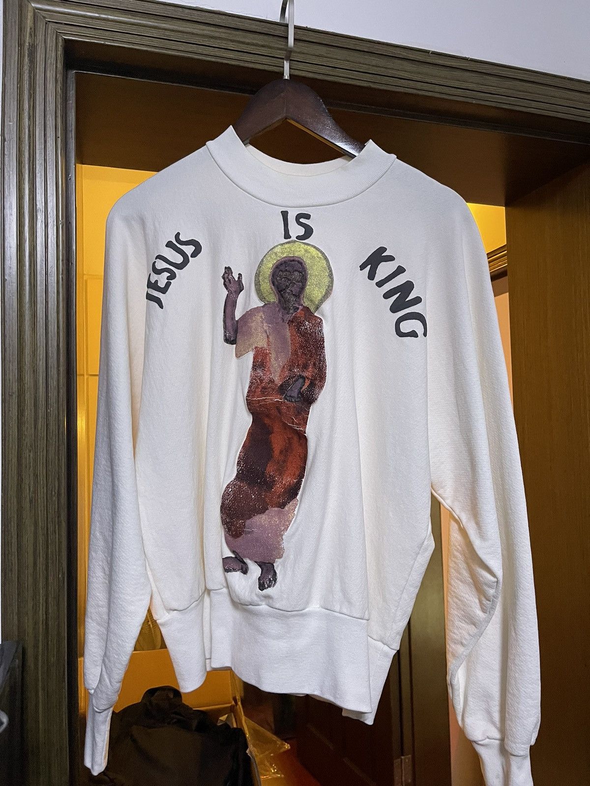 Kanye West × Yeezy Season Kanye Jesus Is King Crewneck | Grailed