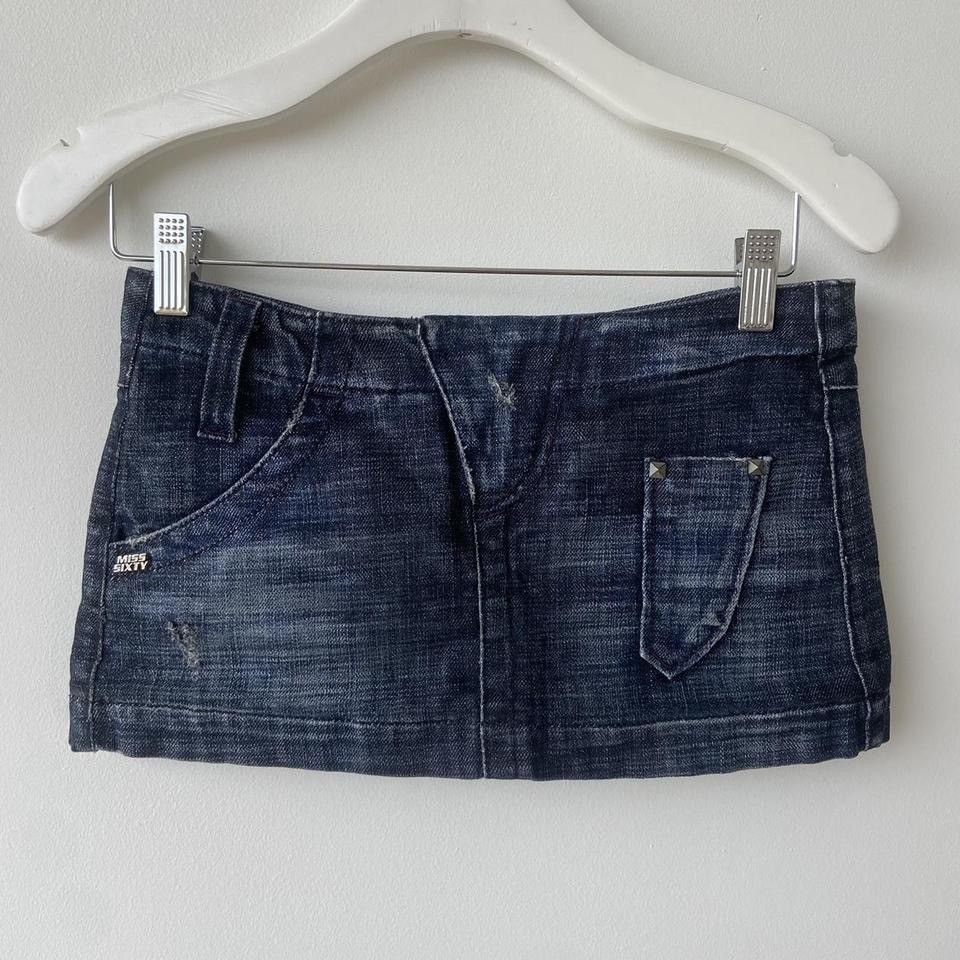 Miss Sixty Miss Sixty Denim Mini Skirt Size 24" / US 00 / IT 34 - 1 Thumbnail