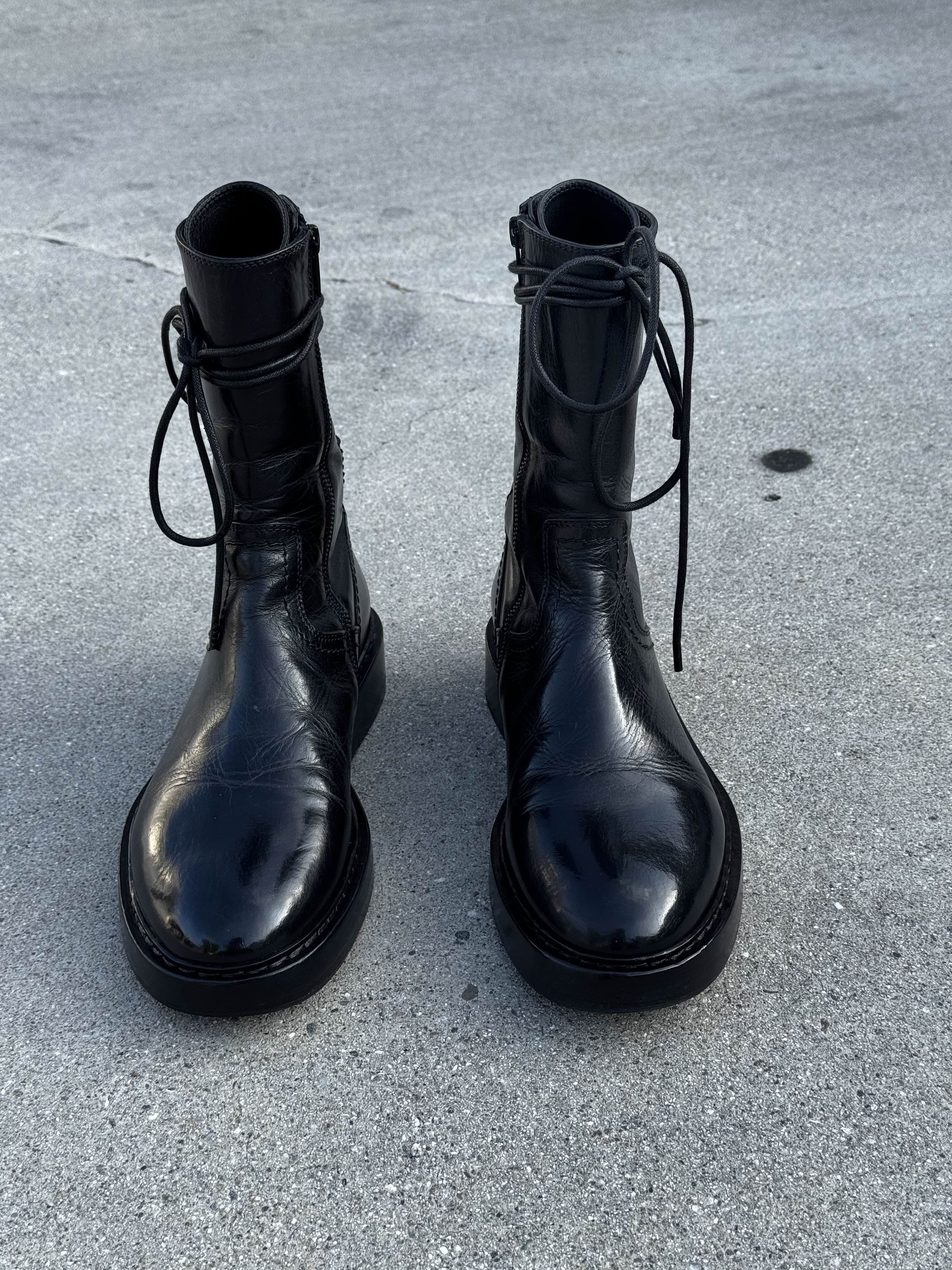 Ann Demeulemeester Iconic Backlace Boots Size US 7 / EU 40 - 4 Thumbnail