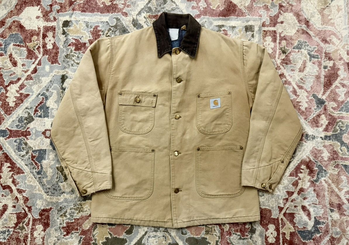Carhartt [Carhartt] 90s Vintage Chore Coat 6LC / C01 Faded Brown Size US XXL / EU 58 / 5 - 1 Thumbnail