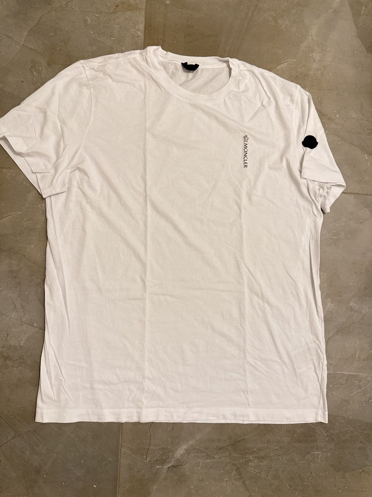 Moncler White T-shirt Size US L / EU 52-54 / 3 - 1 Thumbnail