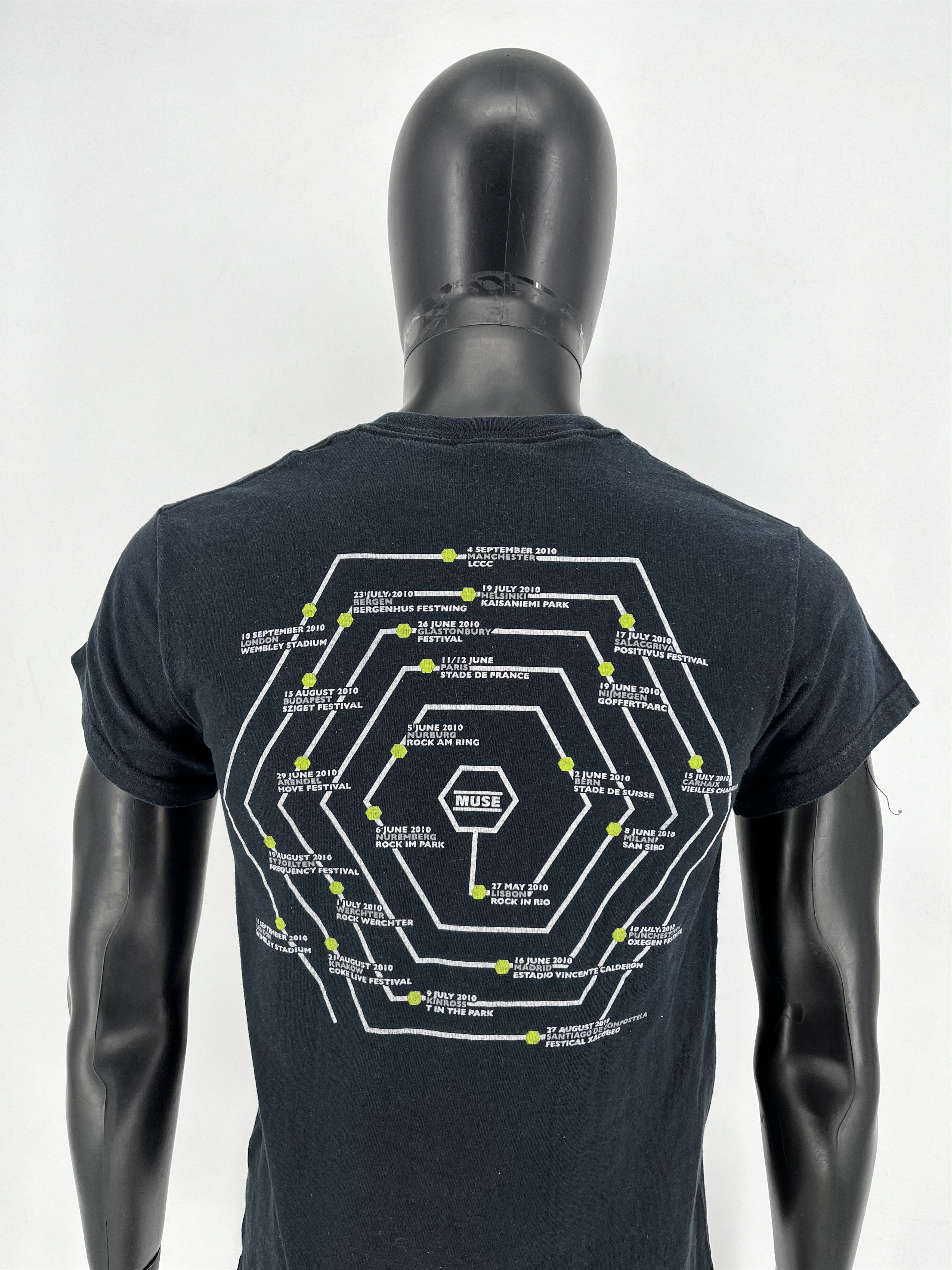 Band Tees Muse The Resistance T Shirt XL Blue 2010 Tour Concert Tee Size US S / EU 44-46 / 1 - 10 Thumbnail