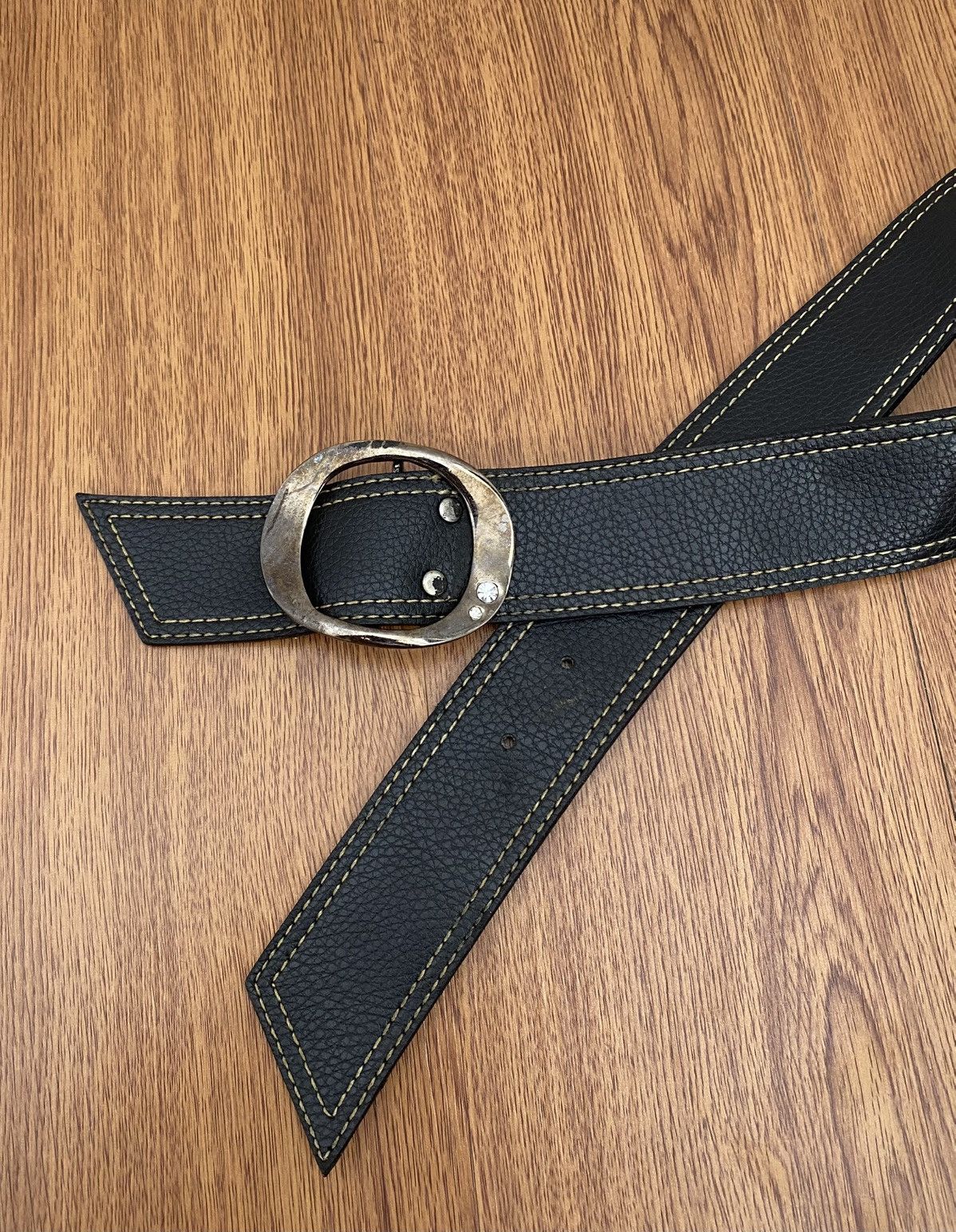 If Six Was Nine Wide O buckle belt Size ONE SIZE - 2 Thumbnail