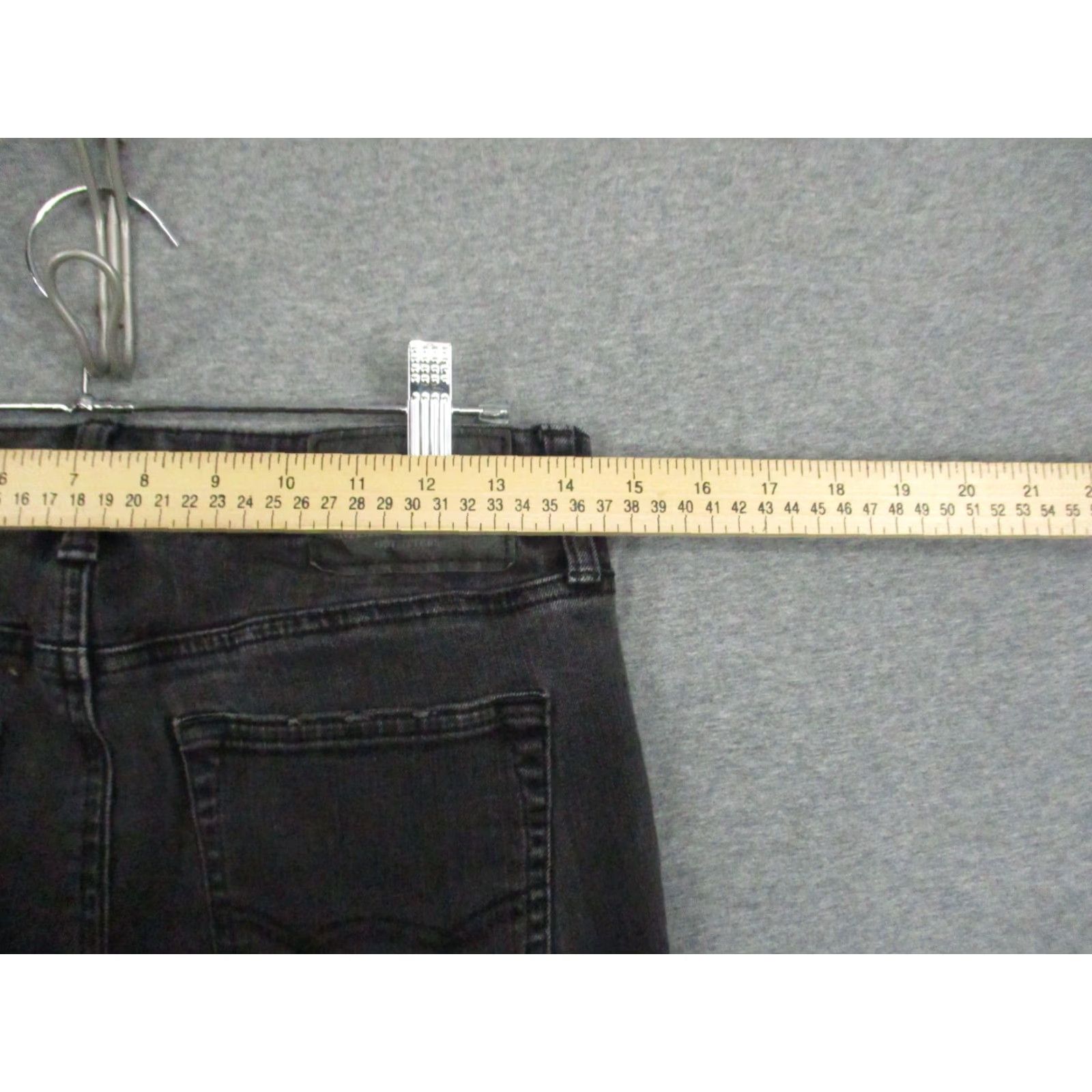 American Eagle Outfitters American Eagle Outfitters Jeans Men Slim 28 X 30 Black Dark Distressed 4 Extreme Flex Skinny Jeans Size US 28 / EU 44 - 7 Thumbnail