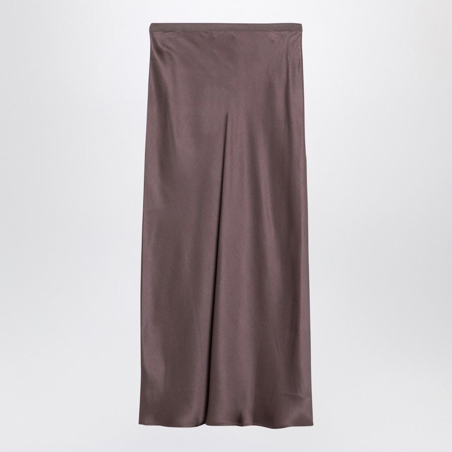 Anine Bing o1d2blof0724 Silk Skirt Bar in Brown Size 34" / US 12 / IT 48 - 2 Thumbnail