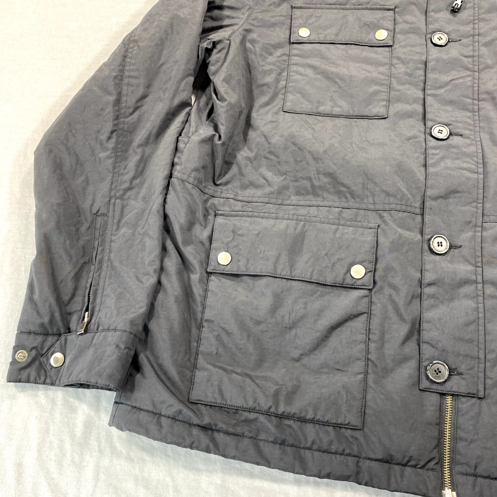 Lacoste Lacoste Jacket Mens XL Black Parka Windbreaker Quilt Lined Wind-Resistant Water Resistant Zipped Pockets Collared Lined Canvas Polyester Logo Zip Size US XL / EU 56 / 4 - 6 Thumbnail