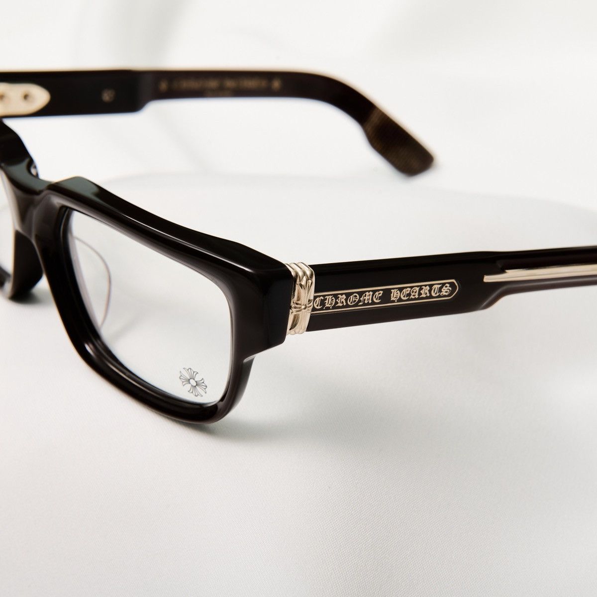 Chrome Hearts CHROME HEARTS 2 THICK CLASSIC BROWN GLASSES Size ONE SIZE - 3 Thumbnail