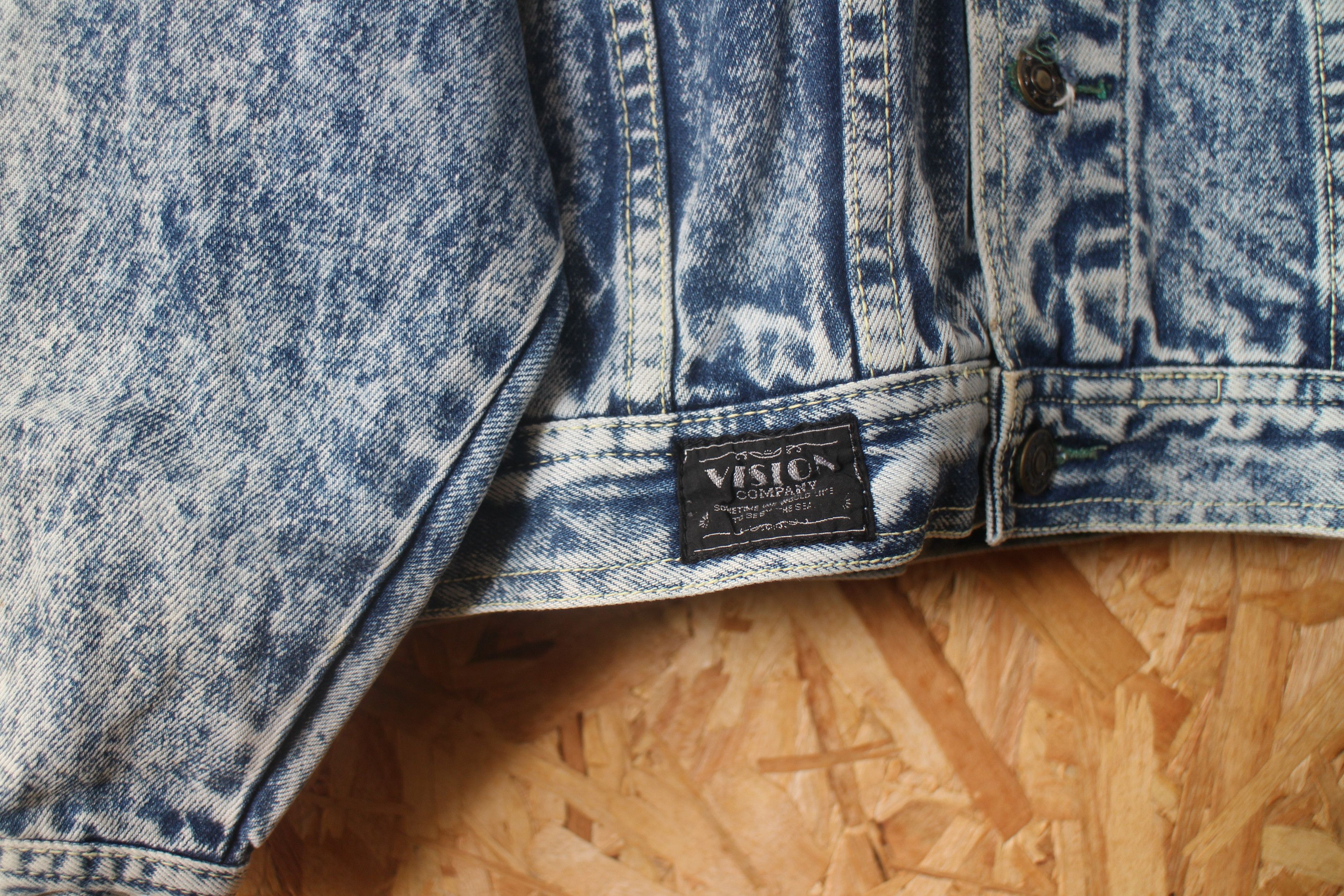 Other Vision Men Denim Stone Wash Denim Jacket Size M Size US M / EU 48-50 / 2 - 4 Thumbnail
