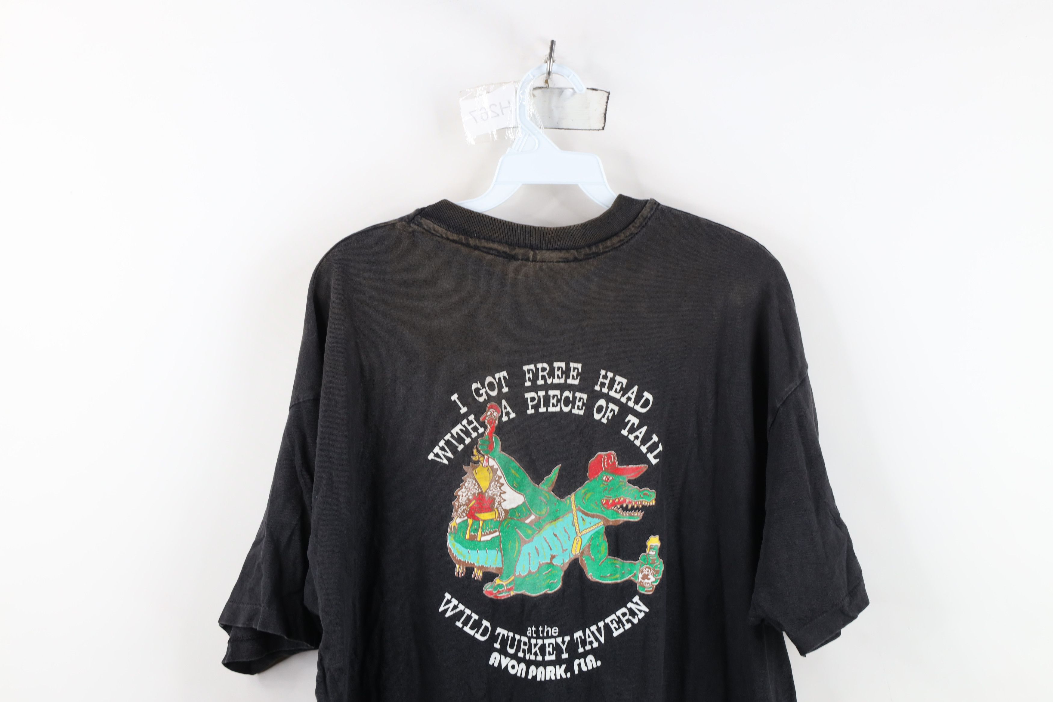 Vintage Vintage 90s Streetwear Tail Wild Turkey Tavern T-Shirt USA Size US XL / EU 56 / 4 - 13 Thumbnail