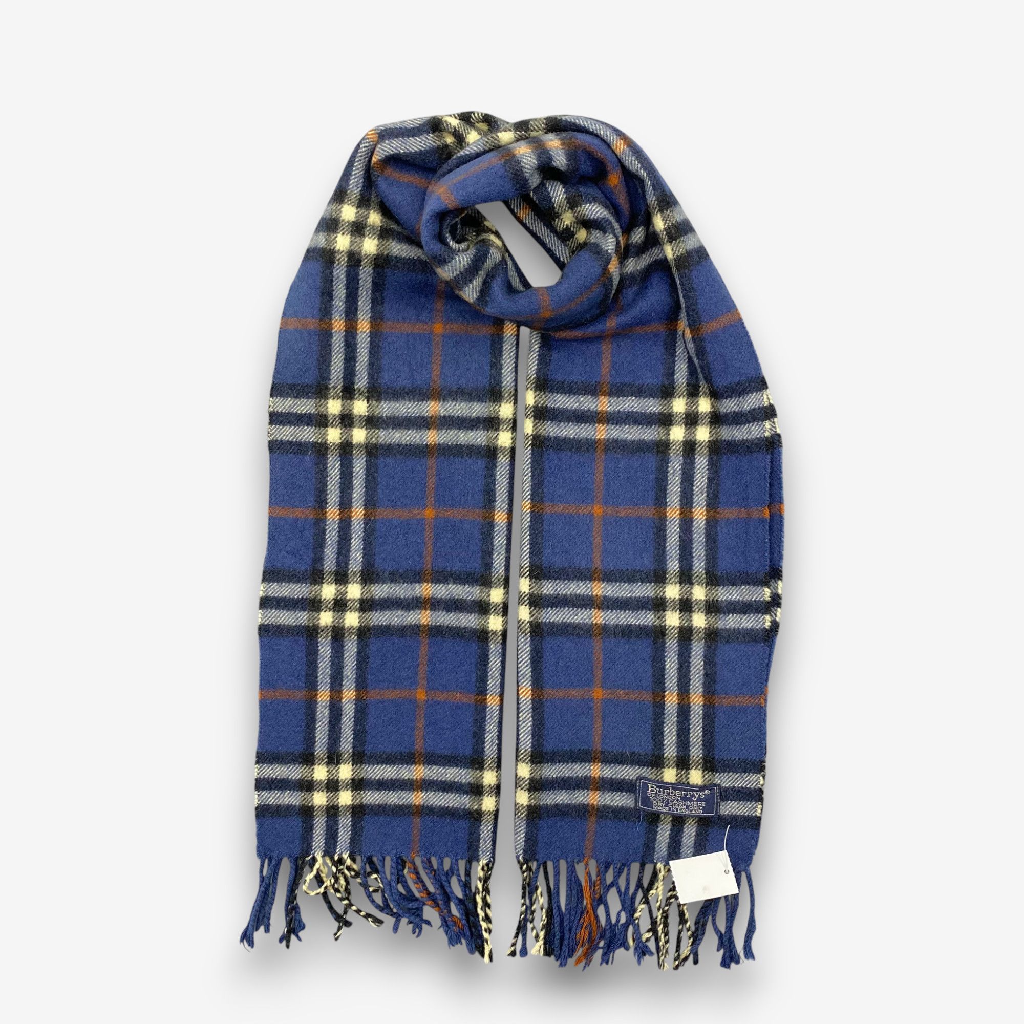 Burberry Vintage Burberry Scarf Muffler Wool Cashmere Scarves Size ONE SIZE - 1 Thumbnail