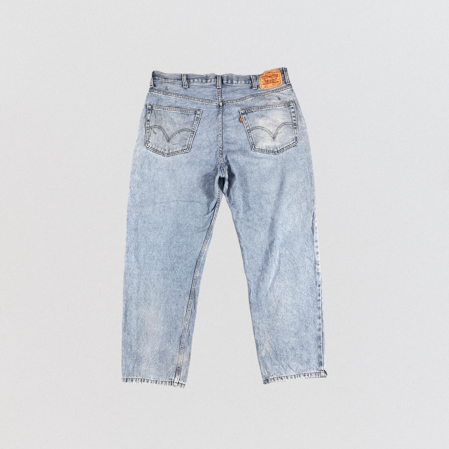 Levi's Vintage Light Wash Levis 550 Jeans-JM707 Size US 40 / EU 56 - 2 Thumbnail