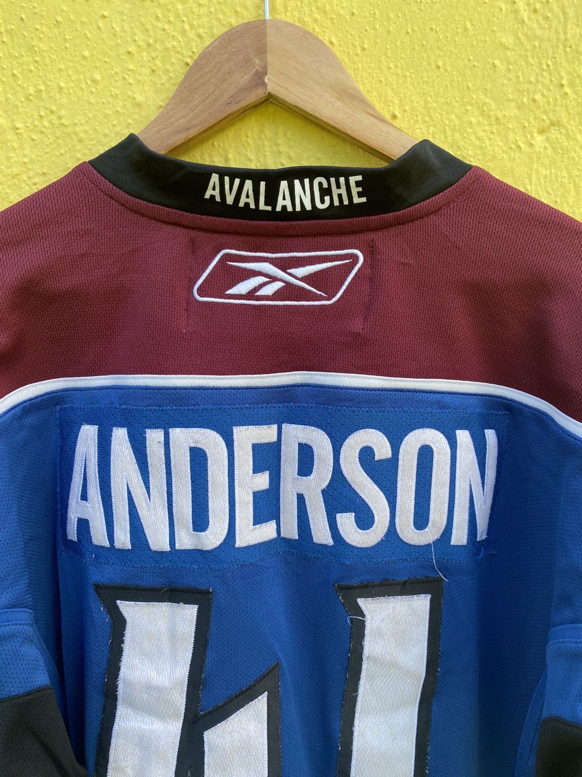 NHL × Reebok COLORADO AVALANCHE REEBOK JERSEY SIZE LARGE NHL Size US L / EU 52-54 / 3 - 15 Thumbnail