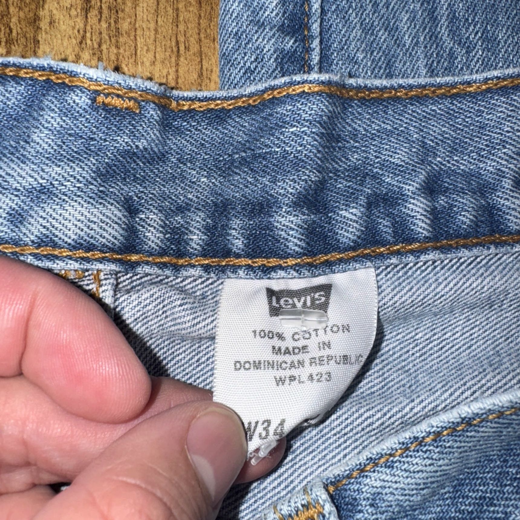 Levi's VINTAGE Levi's 501 Jeans Light Washed Blue 90s 32x26 Regular Men Straight Denim Size US 32 / EU 48 - 6 Thumbnail