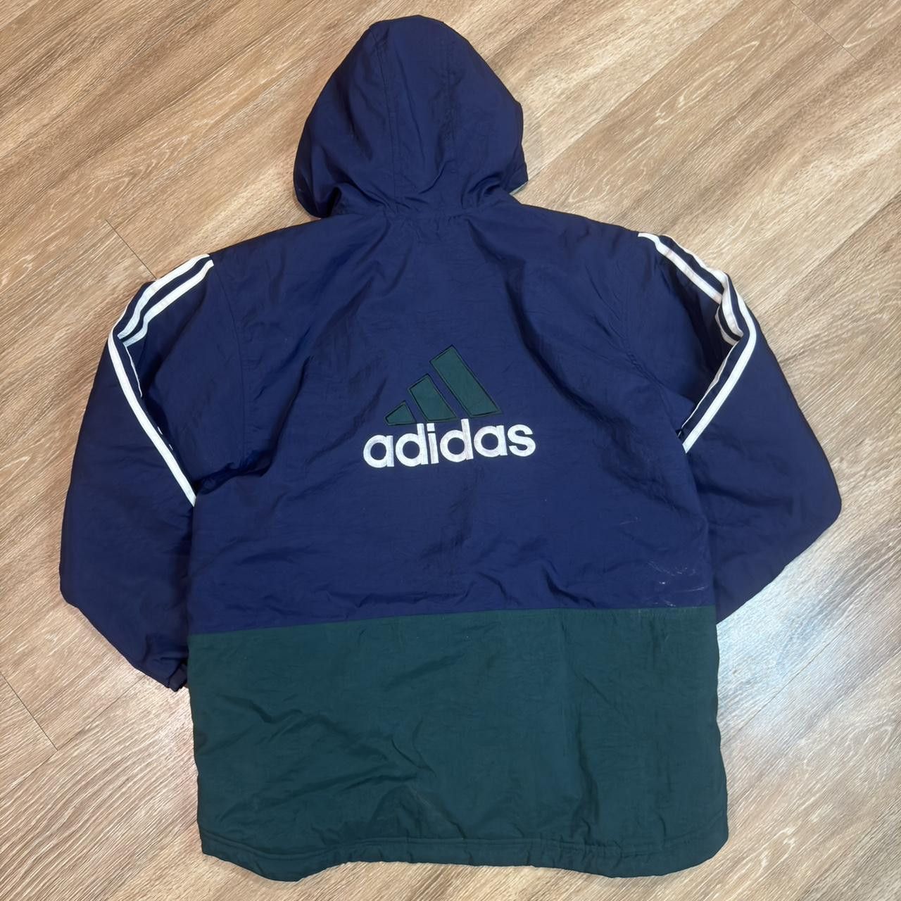 Adidas × Vintage vintage 90s adidas zip up rain jacket Size US L / EU 52-54 / 3 - 2 Thumbnail