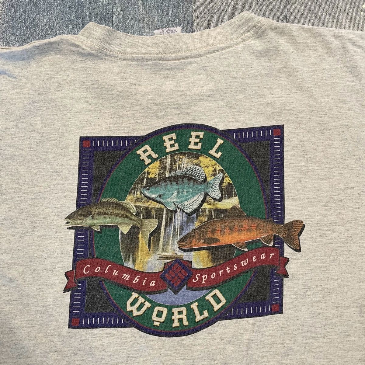 Columbia × Vintage CRAZY Vintage 90s Columbia Single Stitch Tee Size US XL / EU 56 / 4 - 3 Thumbnail