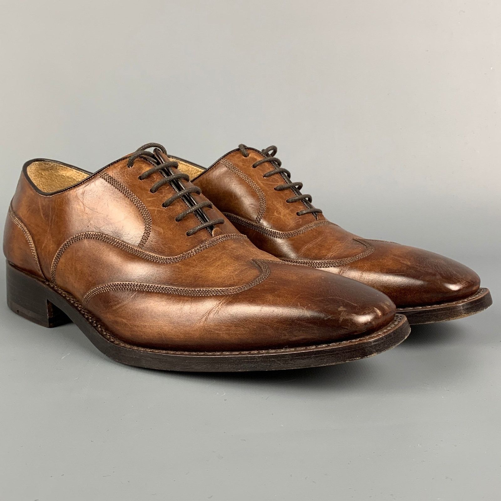 Other CALZOLERIA HARRIS x BARNEY'S NEW YORK Oxford Lace-Up Shoes Size US 7.5 / EU 40-41 - 1 Thumbnail