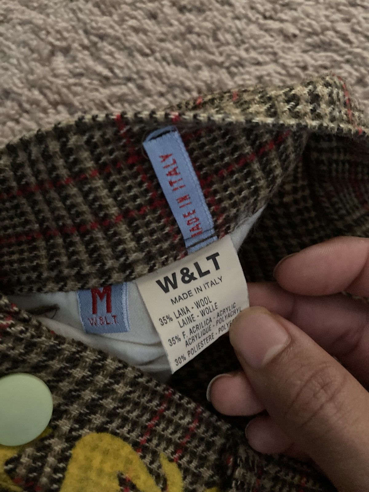 W&LT × Walter Van Beirendonck AW96 W&LT Penis Plaid Pants Wonderland Check 90s 1996 Walter Size US 30 / EU 46 - 10 Thumbnail