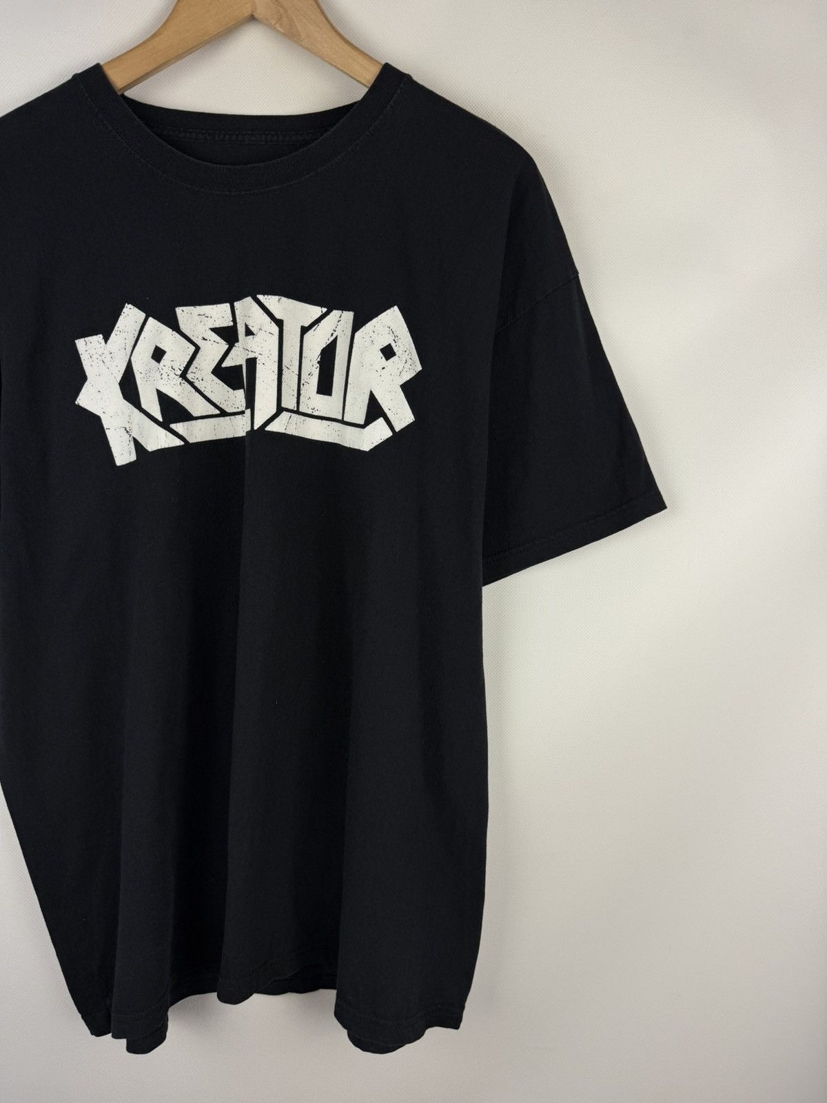 Band Tees Kreator Satan Is Real Men’s Short Sleeve Band Promo T Shirt Size US XL / EU 56 / 4 - 3 Thumbnail